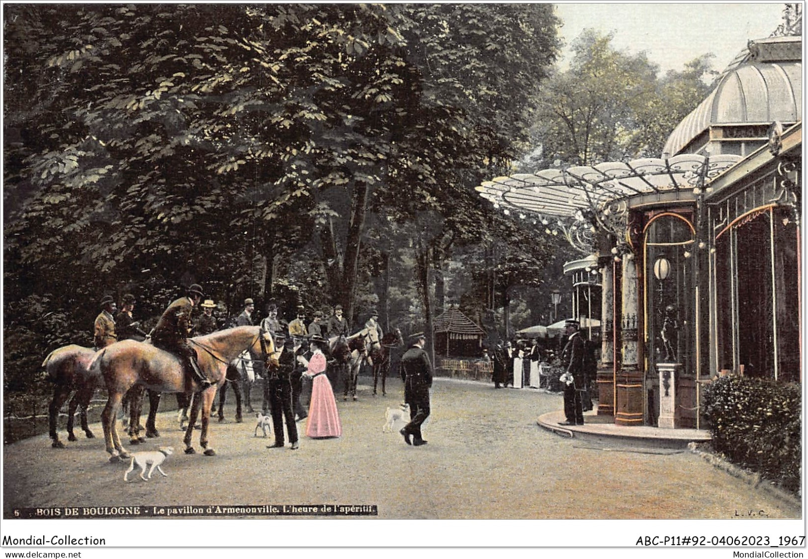 ABCP11-92-0960 - BOIS DE BOULOGNE- Le Pavillon D'Armenonville - L'Heure De L'apéritif - Boulogne Billancourt