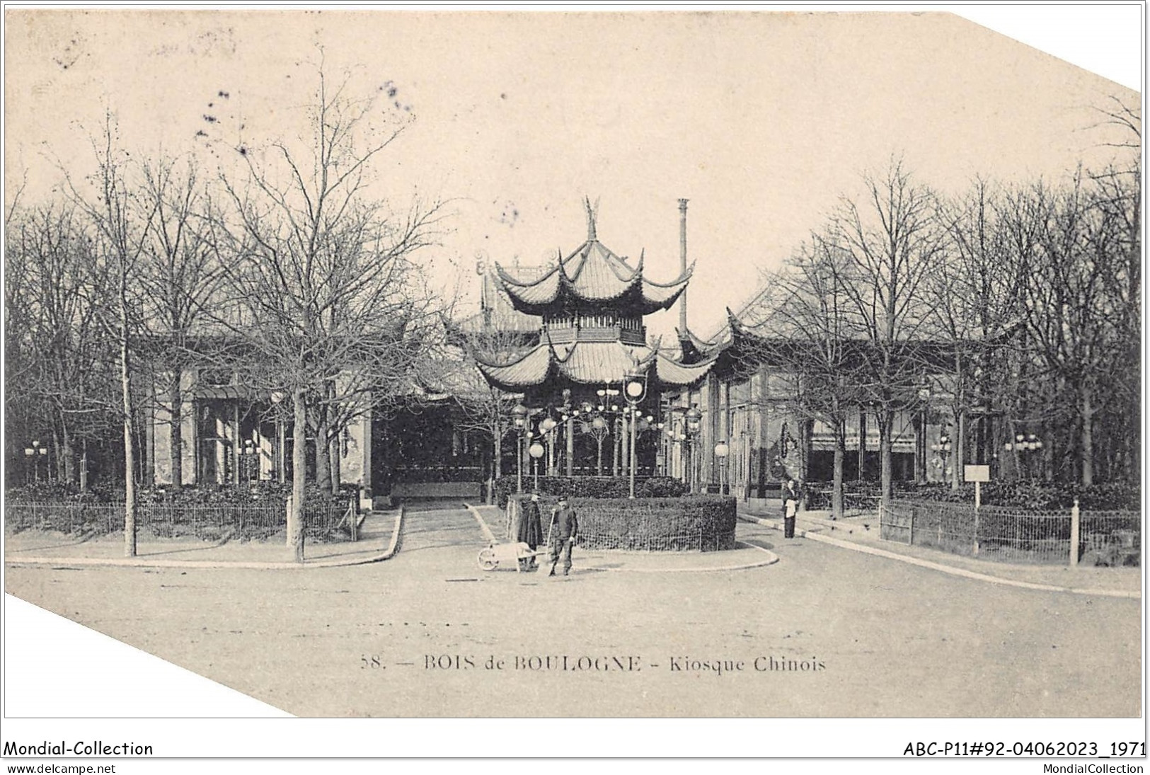 ABCP11-92-0962 - BOIS DE BOULOGNE- Kiosque Chinois - Boulogne Billancourt