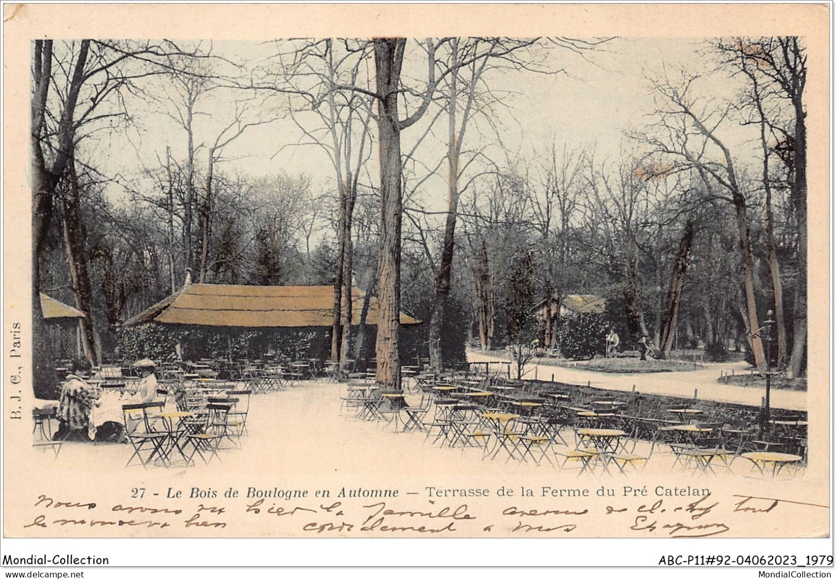 ABCP11-92-0966 - BOIS DE BOULOGNE-en Automne - Terrasse De La Ferme Du Pré Catelan - Boulogne Billancourt