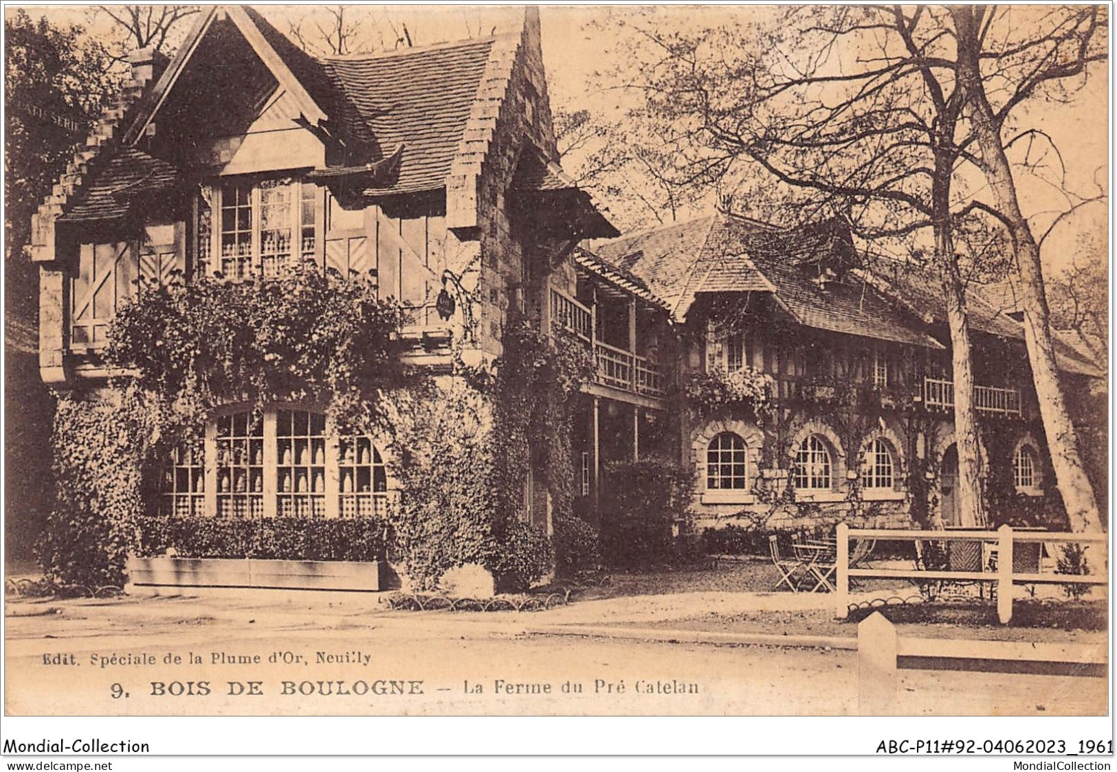 ABCP11-92-0957 - BOIS DE BOULOGNE- La Ferme Du Pré Catelan - Boulogne Billancourt