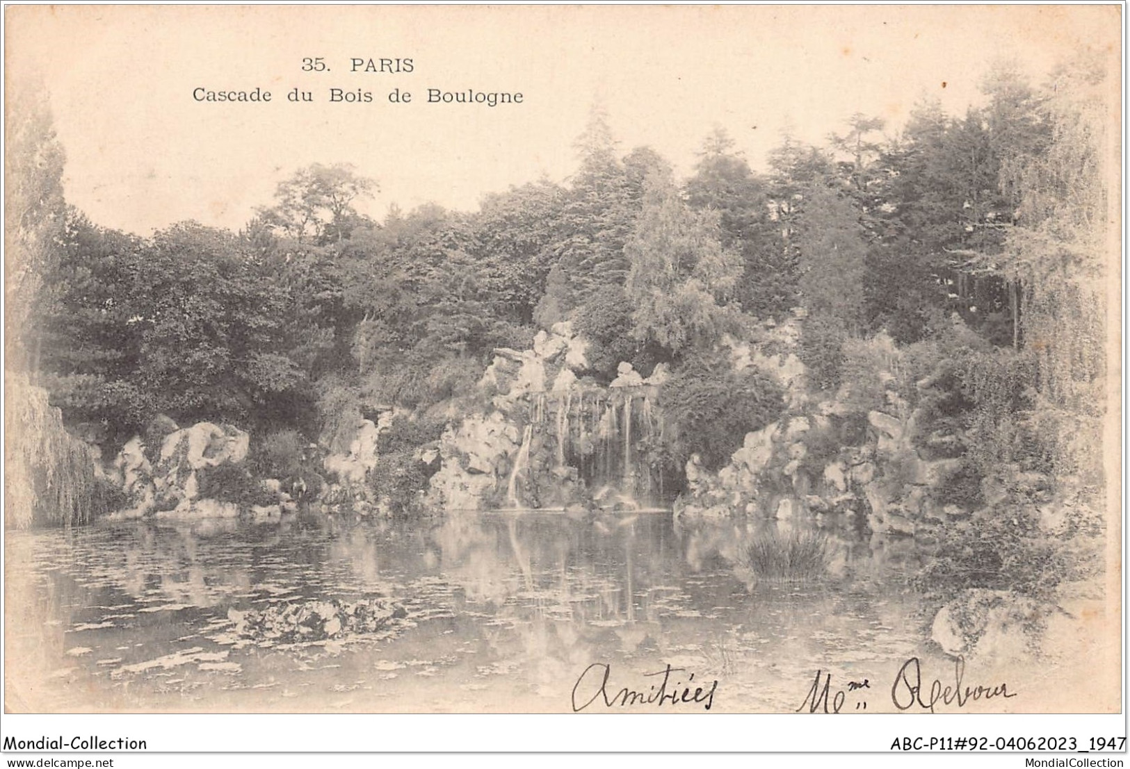 ABCP11-92-0950 - PARIS - Cascade Du BOIS DE BOULOGNE - Boulogne Billancourt