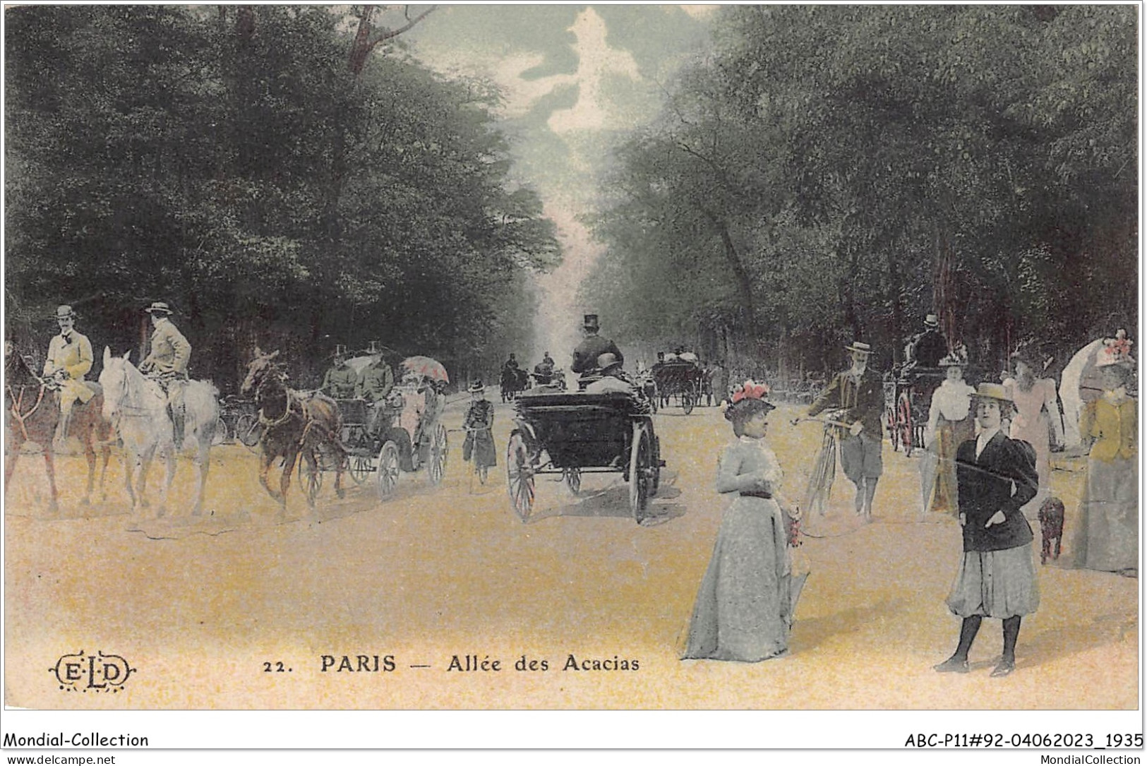 ABCP11-92-0944 - PARIS - Allée Des Acacias - Boulogne Billancourt