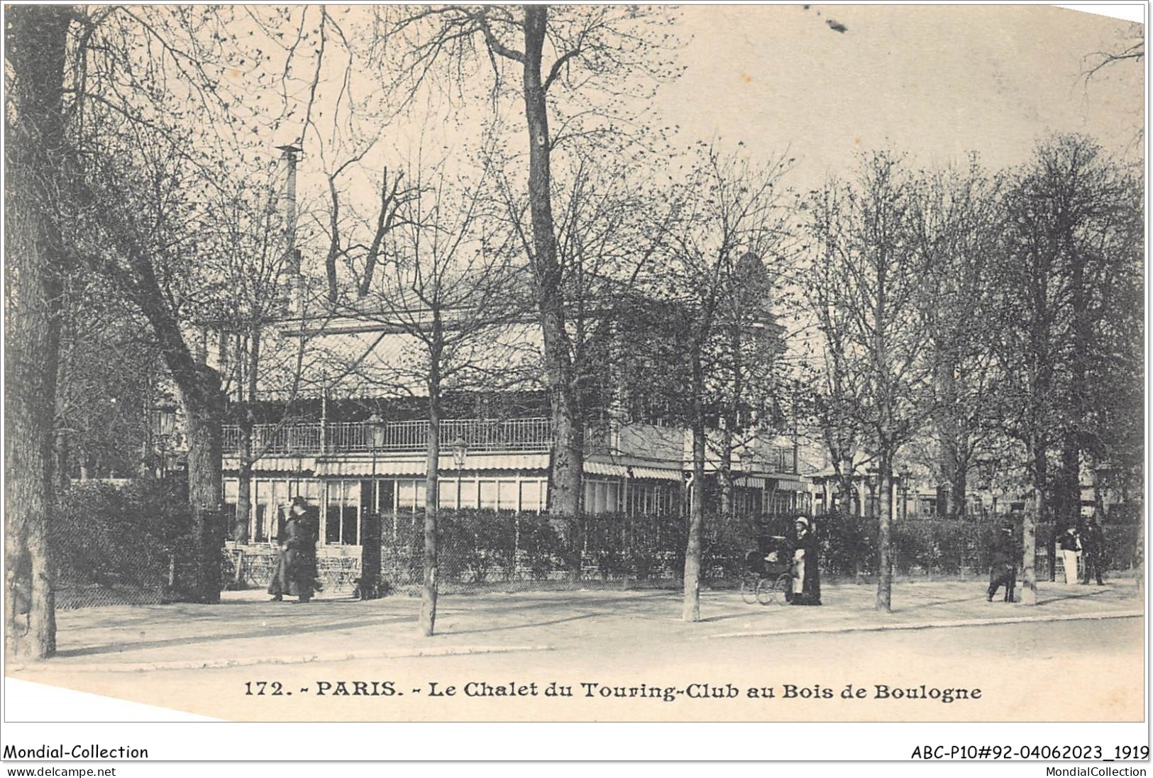 ABCP10-92-0936 - PARIS - Le Chalet Du Touring-club Au BOIS DE BOULOGNE- - Boulogne Billancourt
