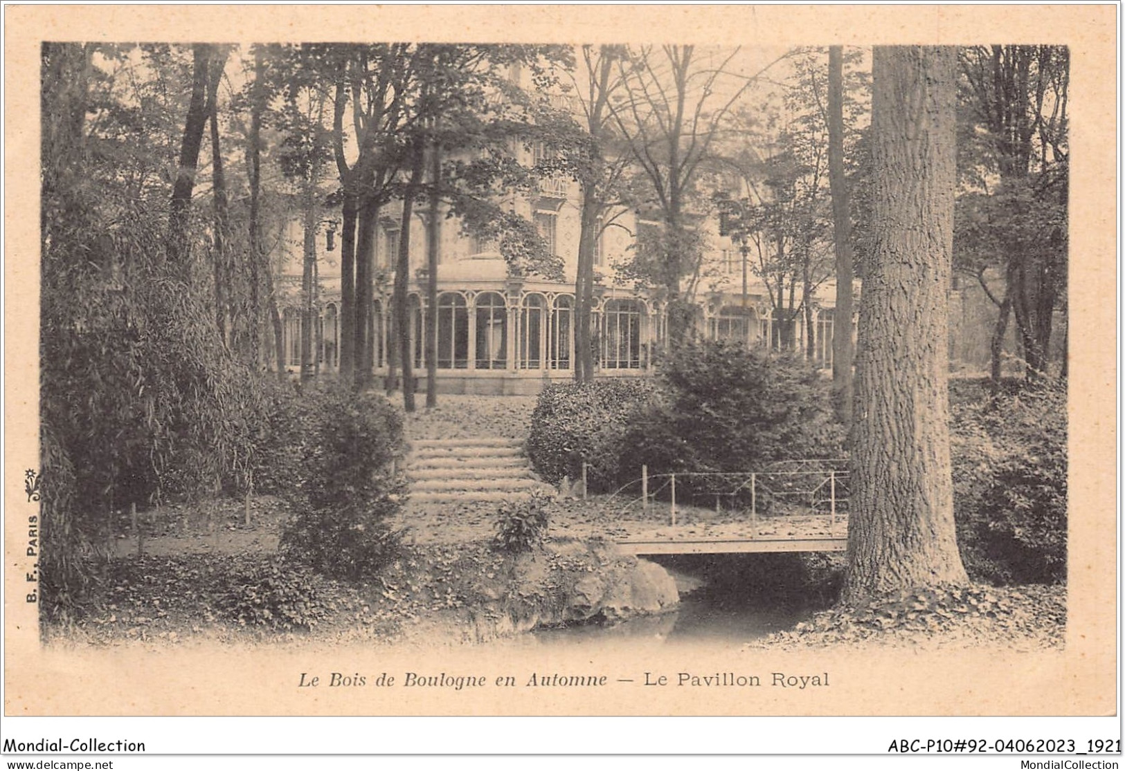 ABCP10-92-0937 - Le BOIS DE BOULOGNE-en Automne - Le Pavillon Royal - Boulogne Billancourt