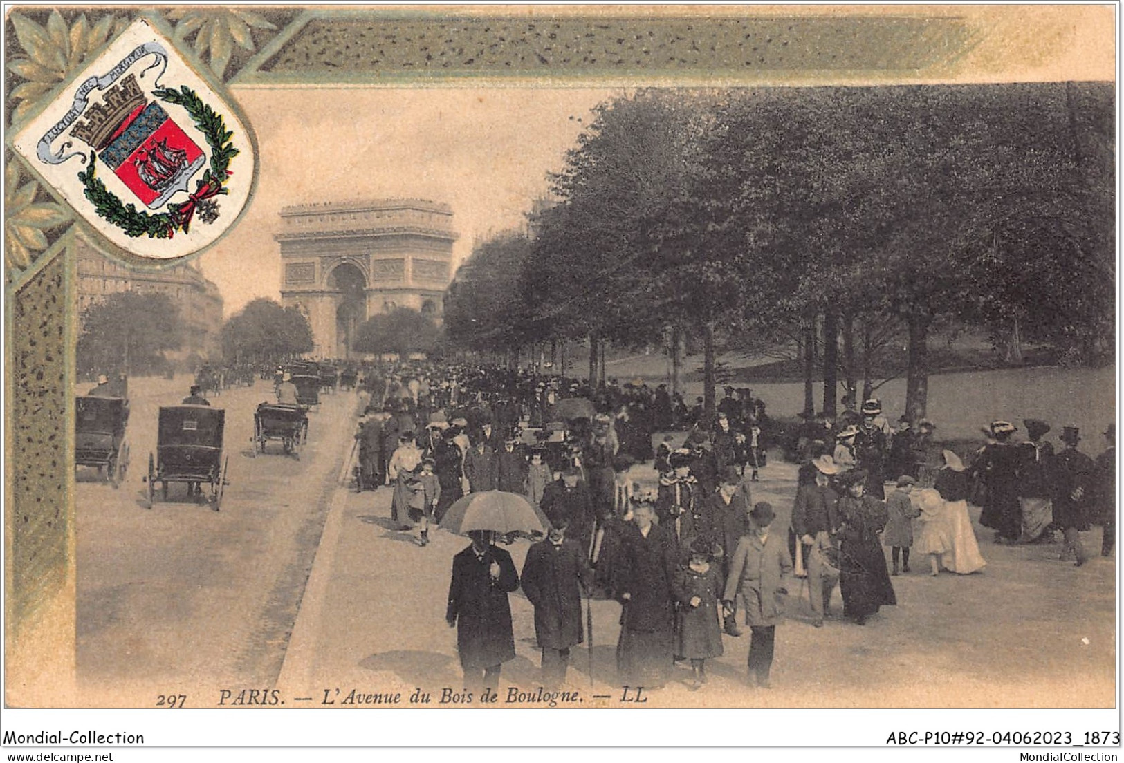 ABCP10-92-0913 - PARIS - L'Avenue Du BOIS DE BOULOGNE - Boulogne Billancourt