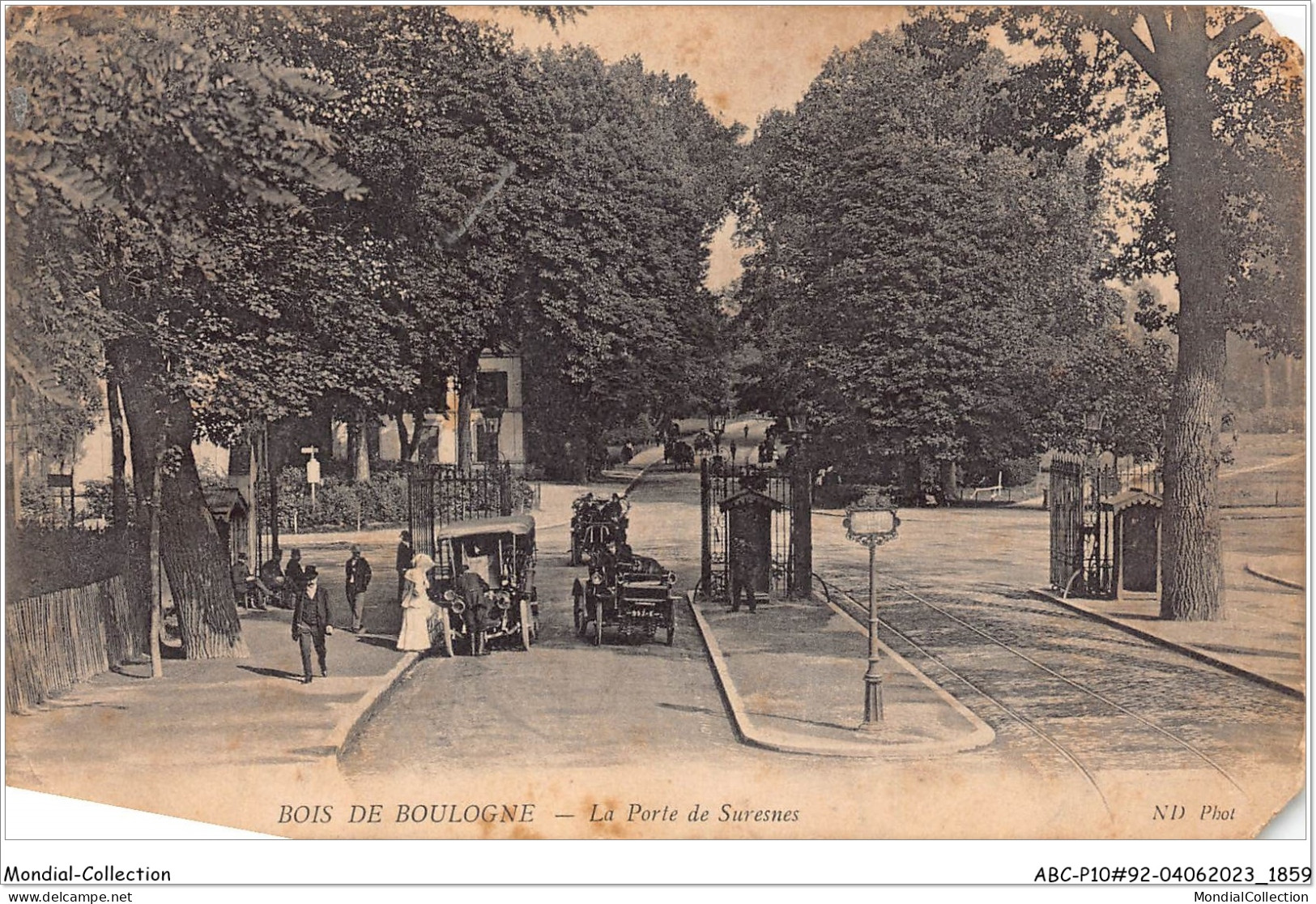 ABCP10-92-0906 - BOIS DE BOULOGNE- La Porte De Suresnes - Boulogne Billancourt
