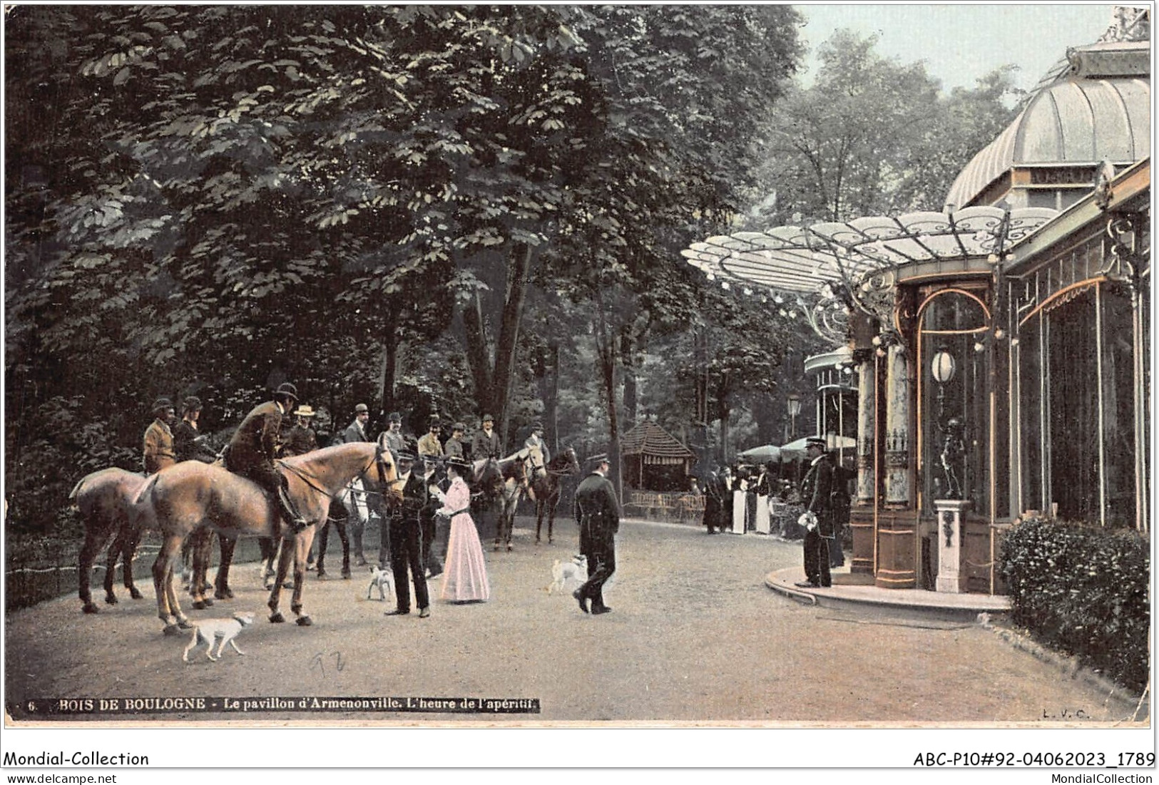 ABCP10-92-0871 - BOIS DE BOULOGNE- Le Pavillon D'Armenonville - L'heure De L'Apéritif - Boulogne Billancourt