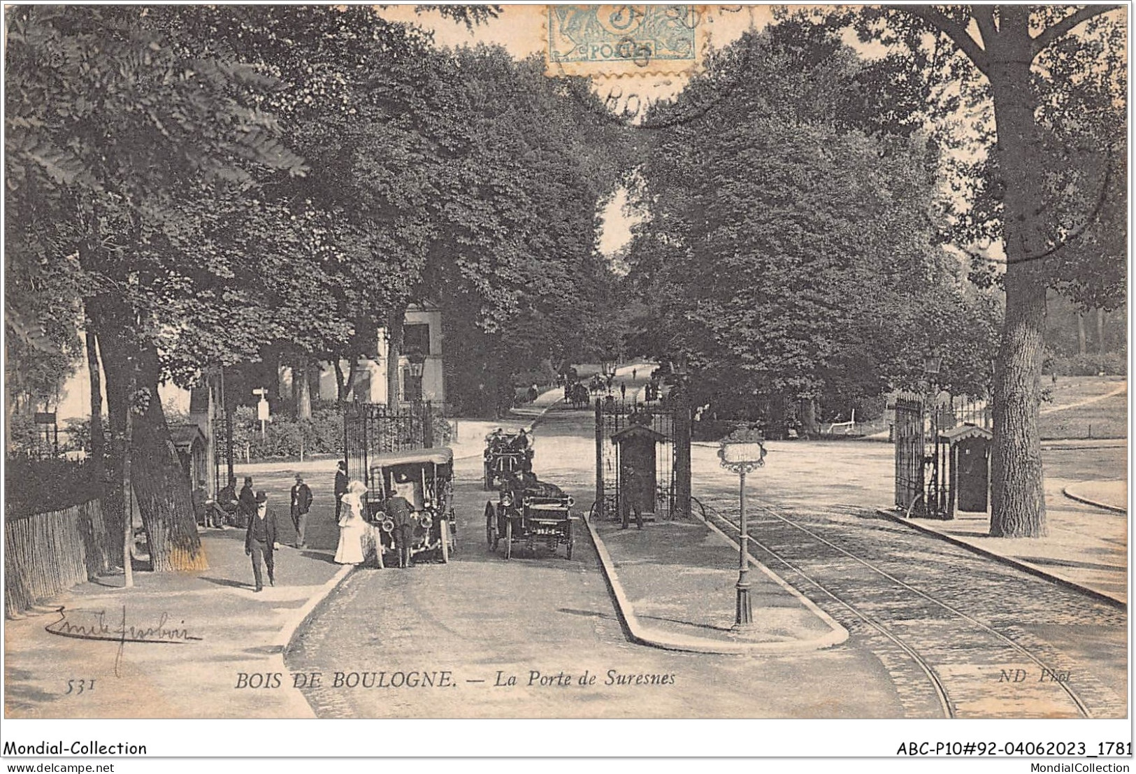 ABCP10-92-0867 - BOIS DE BOULOGNE- La Porte De Suresnes - Boulogne Billancourt