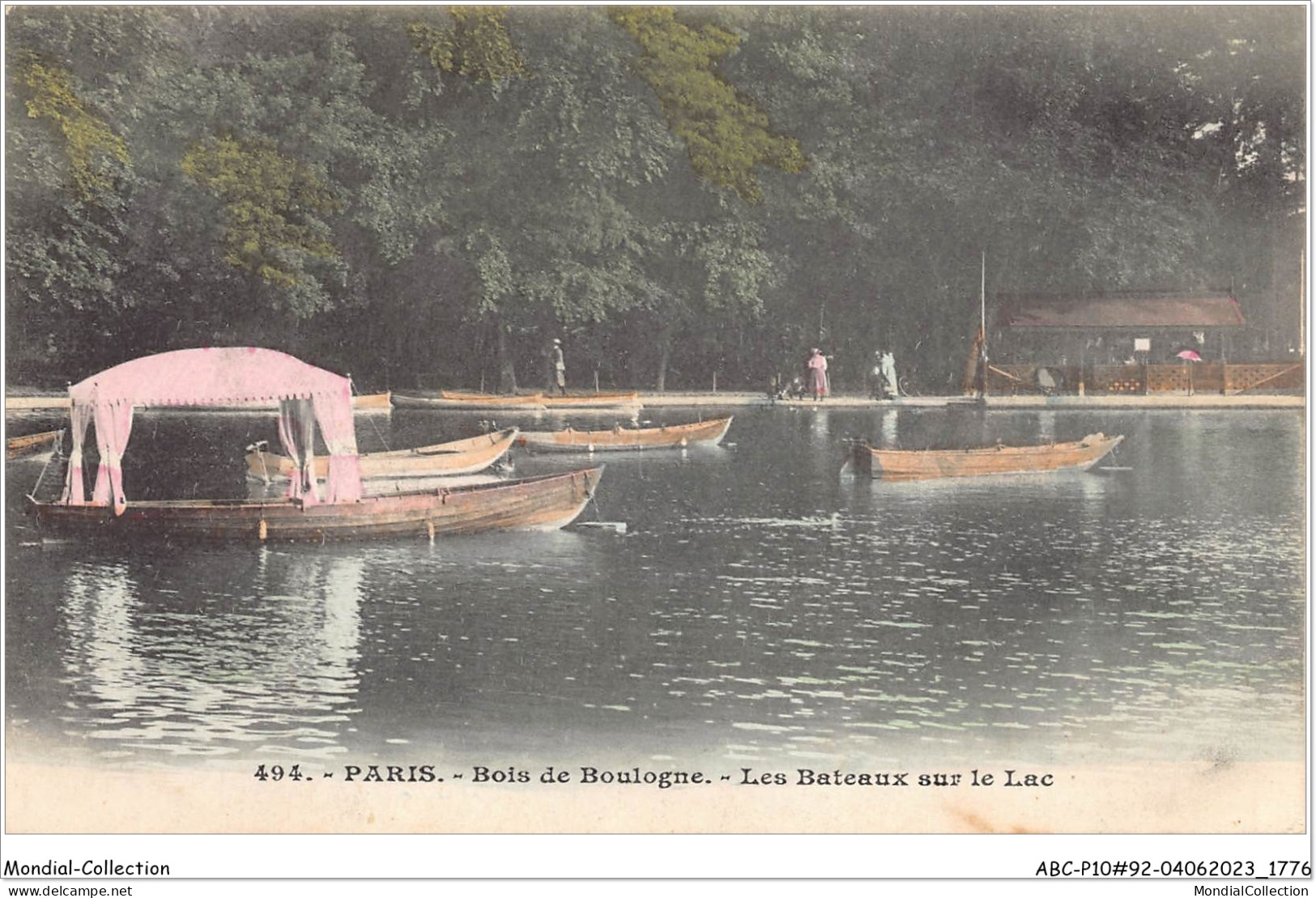ABCP10-92-0865 - PARIS - BOIS DE BOULOGNE- Les Bateaux Sur Le Lac - Boulogne Billancourt