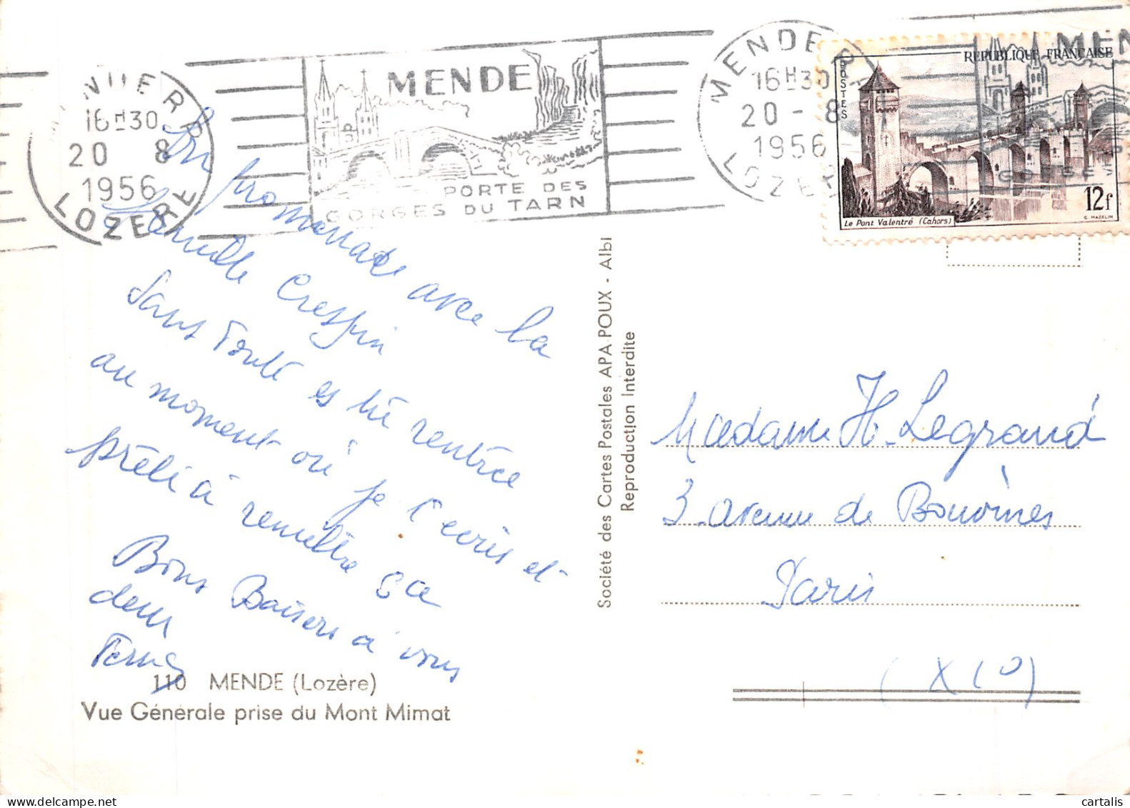 48-MENDE-N° 4411-B/0129 - Mende