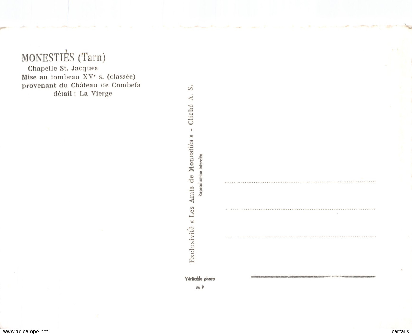 81-MONESTIES-N° 4411-B/0079 - Monesties