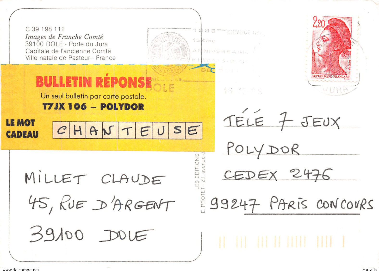 39-DOLE-N° 4411-A/0297 - Dole