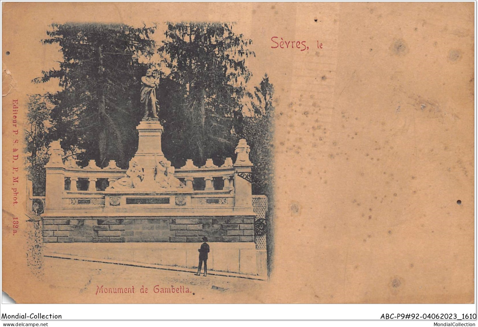 ABCP9-92-0782 - SEVRES - Monument De Gambetta - Sevres