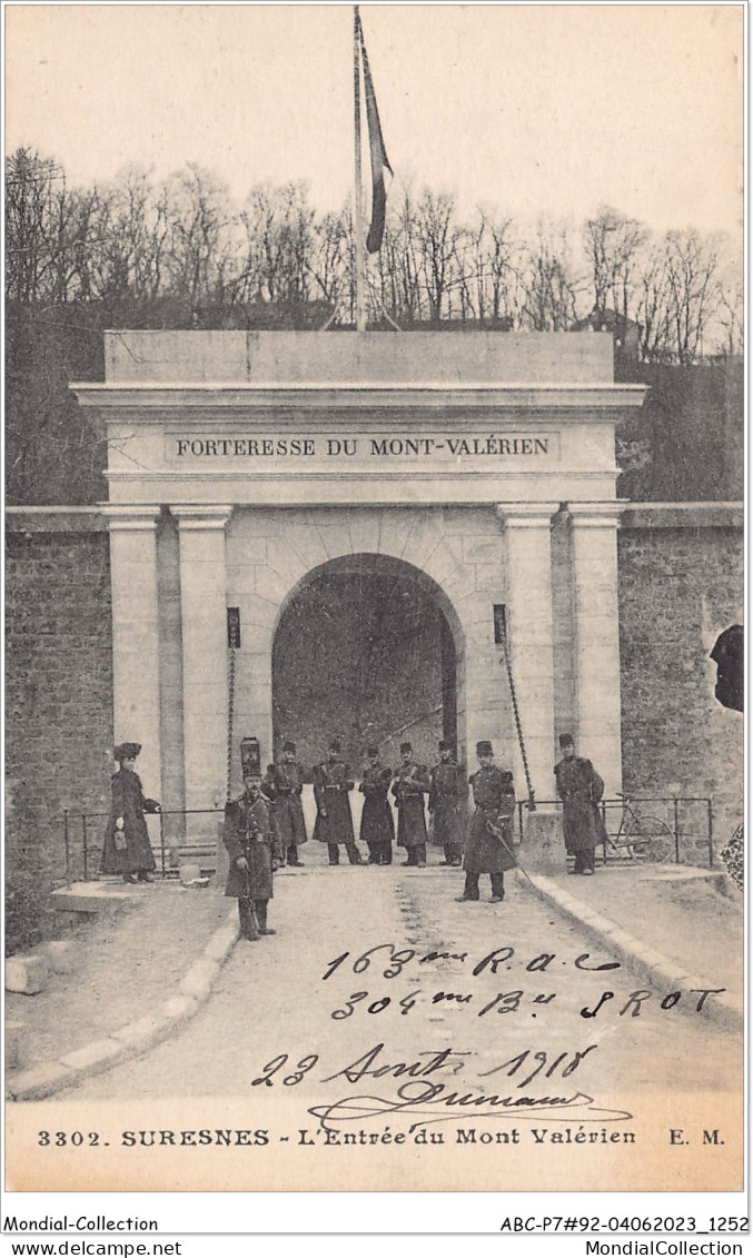 ABCP7-92-0604 - SURESNES - L'Entrée Du Mont Valérien - Suresnes