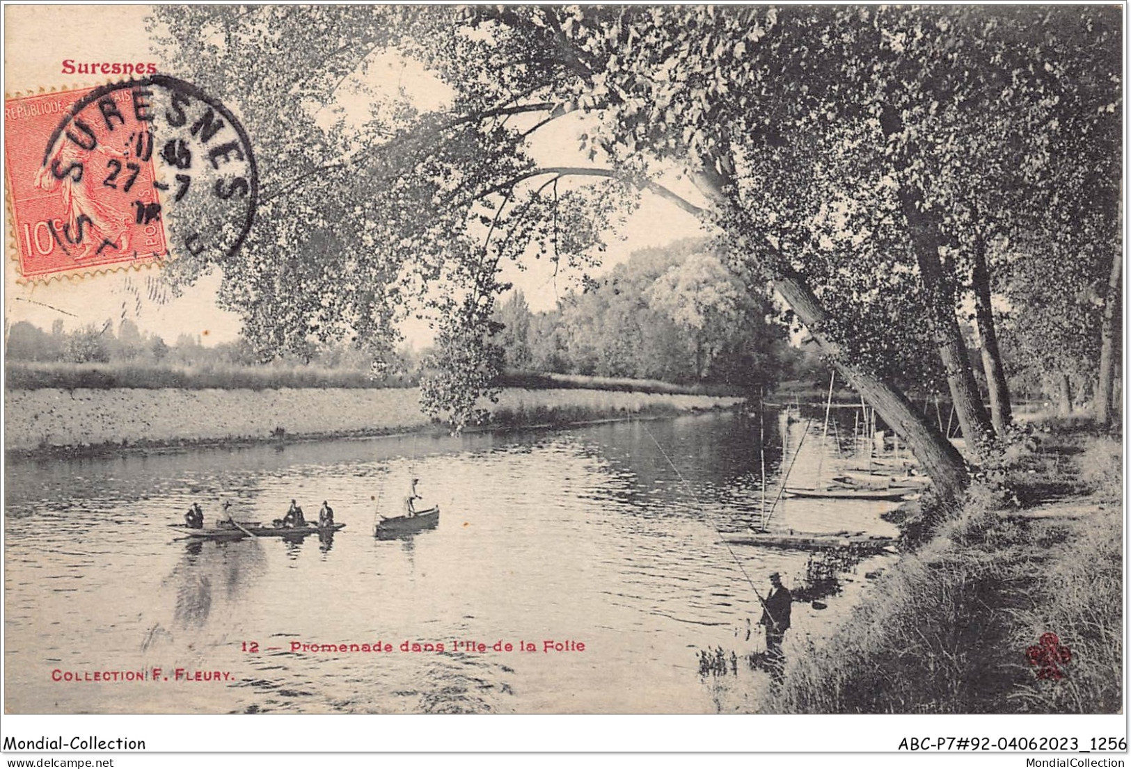 ABCP7-92-0606 - SURESNES - Promenade Dans L'Ile De La Folie - Suresnes