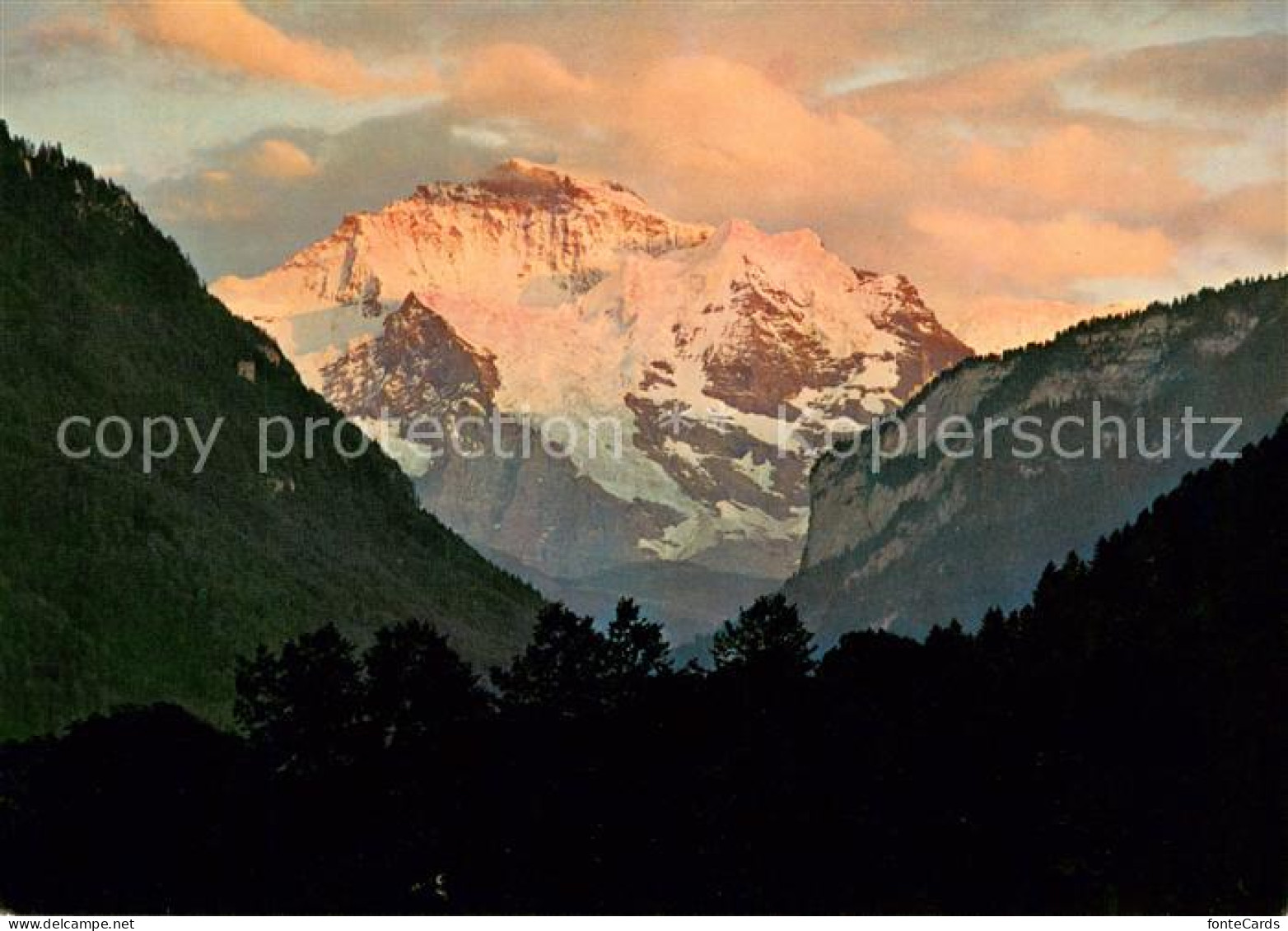 13624978 Interlaken BE Abendstimmung Mit Jungfrau Interlaken BE - Autres & Non Classés