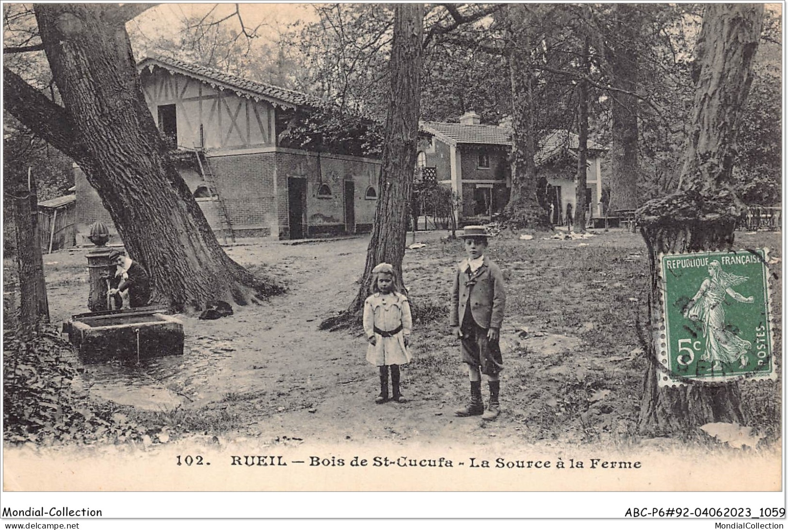 ABCP6-92-0507 - RUEIL - Bois De SAINT-CUCUFA- La Source à La Ferme - Rueil Malmaison