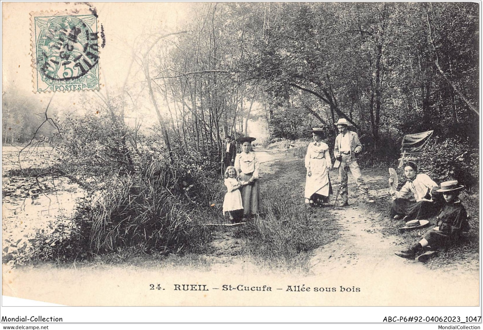 ABCP6-92-0501 - RUEIL - SAINT-CUCUFA- Allée Sous Bois - Rueil Malmaison