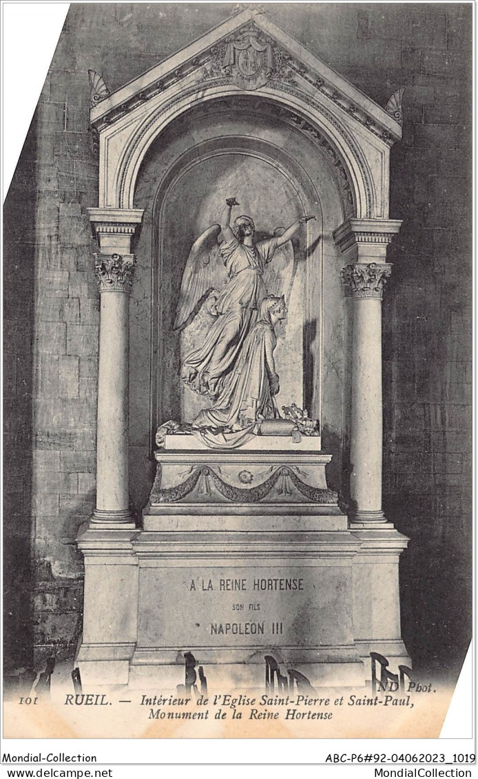 ABCP6-92-0487 - RUEIL - Intérieur De L'Eglise Saint-Pierre Et Saint-Paul - Monument De La Reine Hortense - Rueil Malmaison