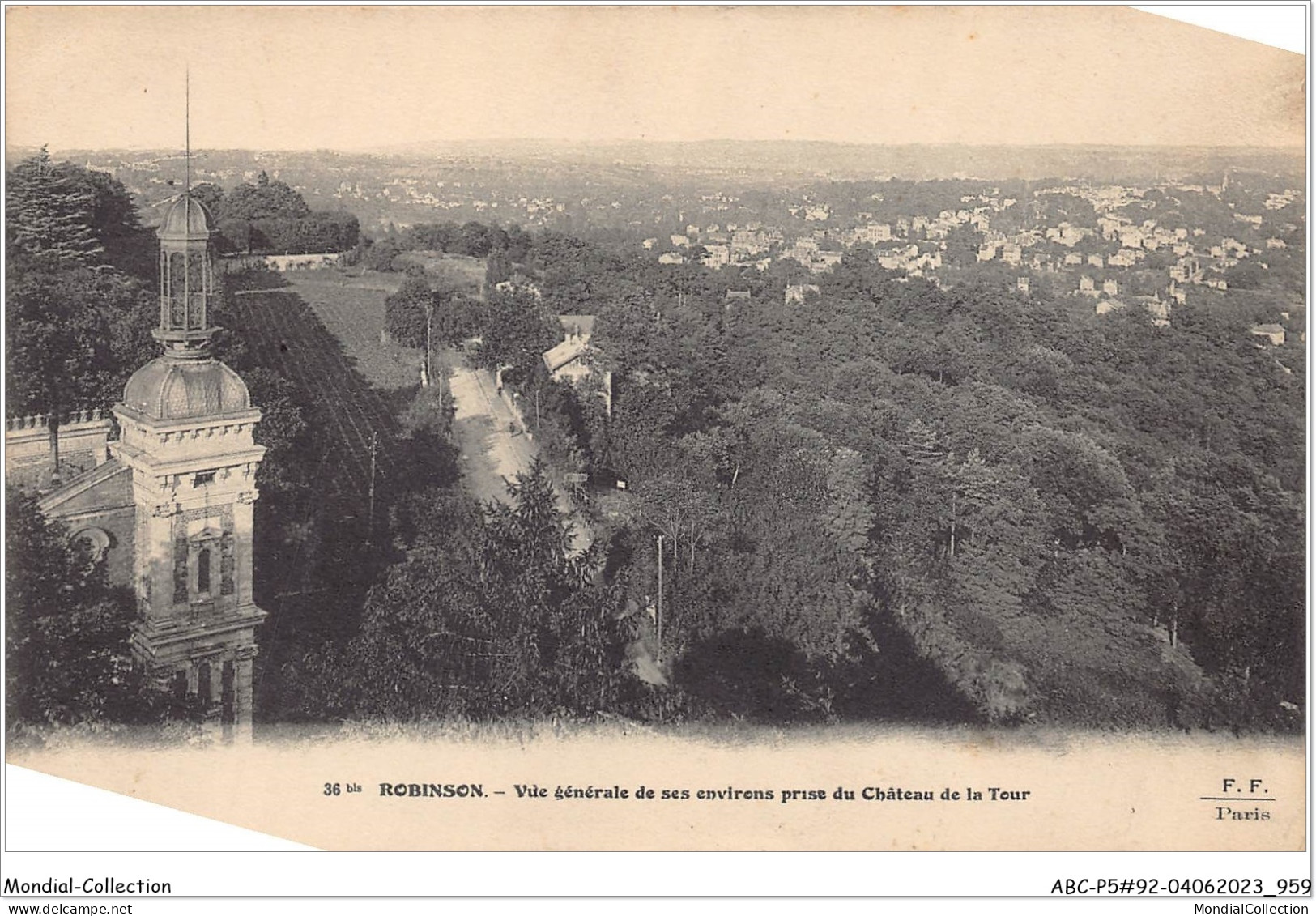 ABCP5-92-0457 - ROBINSON - Vue Générale De Ses Environs Prise Du Château De La Tour - Le Plessis Robinson