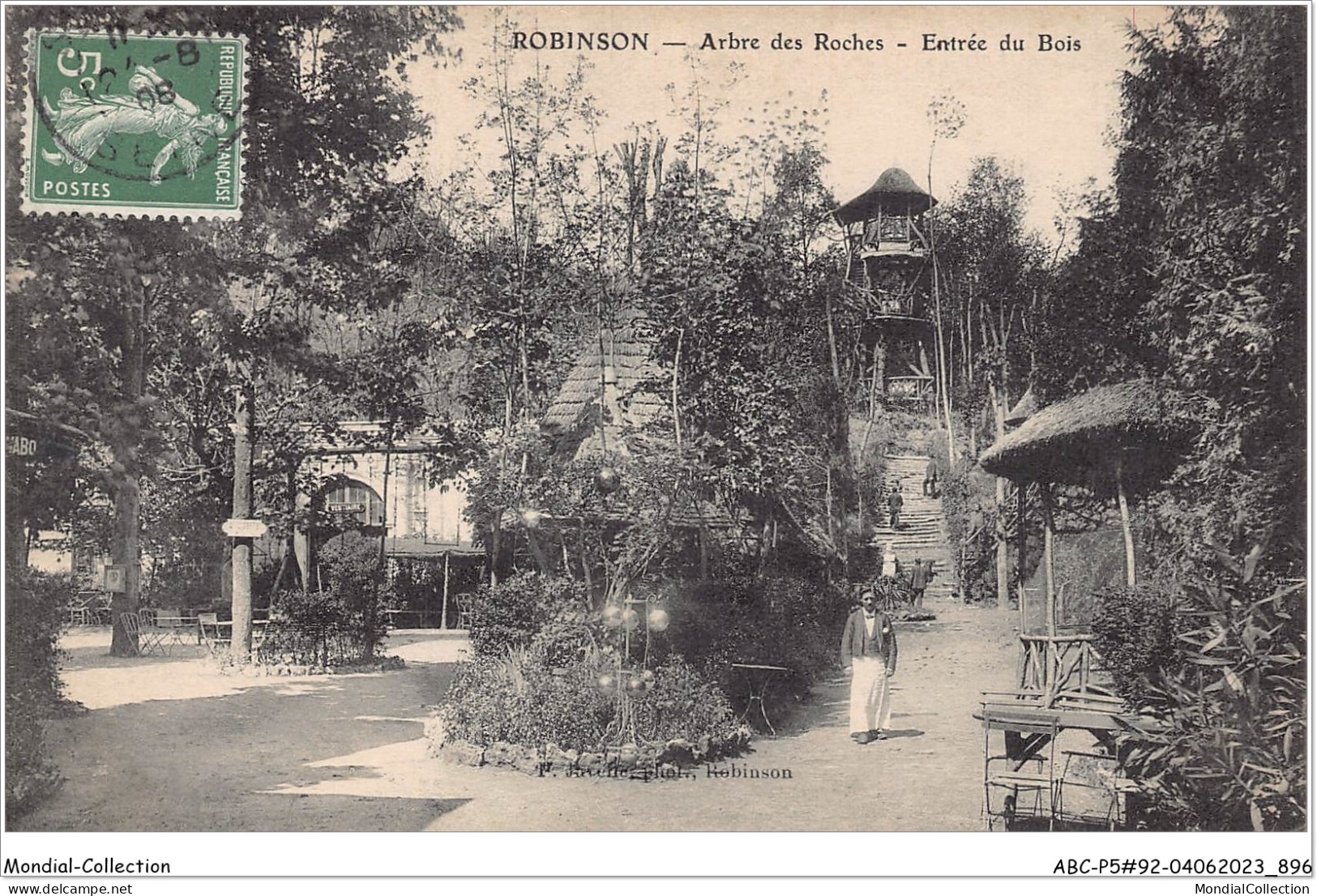 ABCP5-92-0425 - ROBINSON - Arbre Des Roches - Entrée Du Bois - Le Plessis Robinson