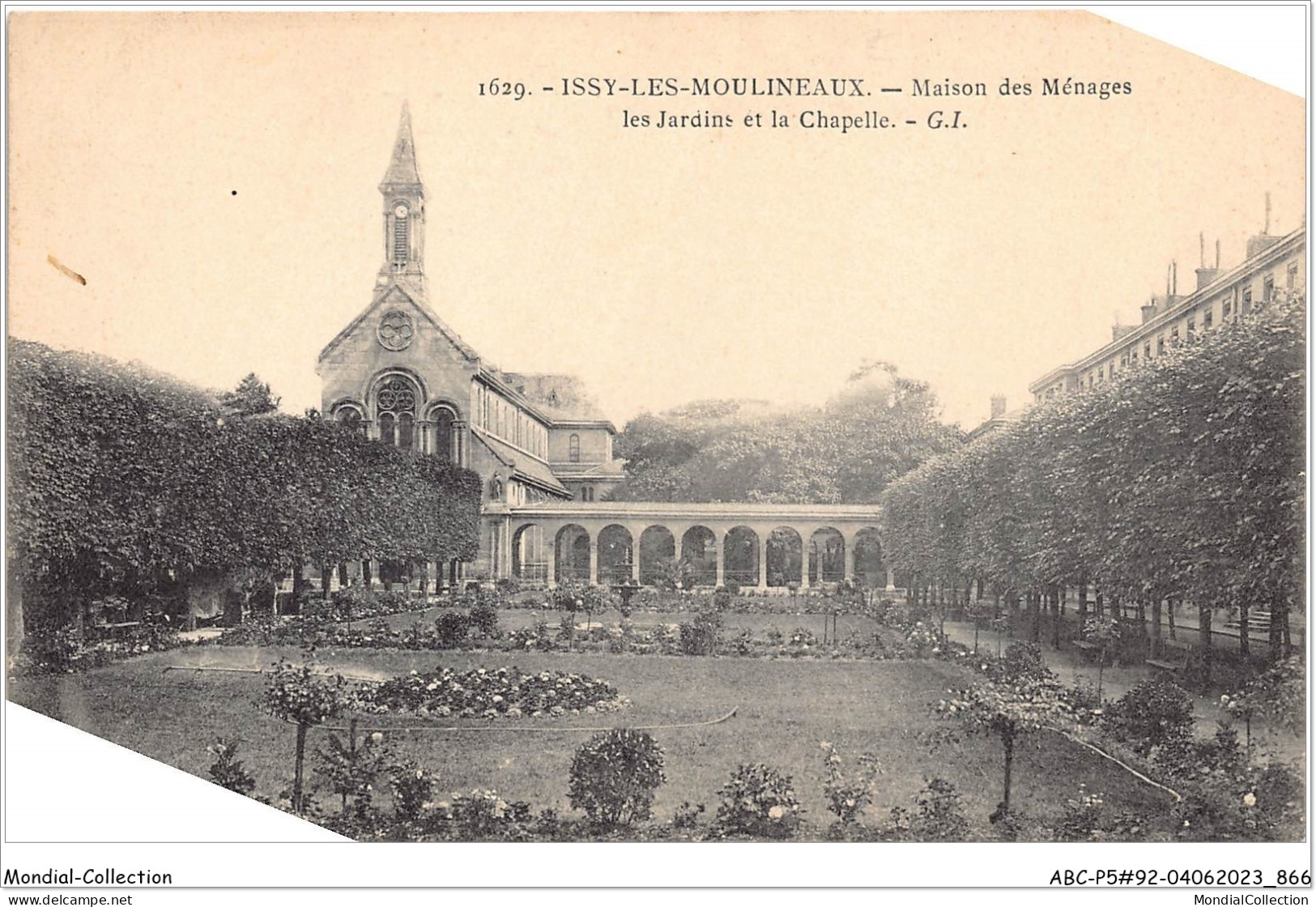 ABCP5-92-0410 - ISSY-LES-MOULINEAUX - Maison Des Ménages - Les Jardins Et La Chapelle - Issy Les Moulineaux