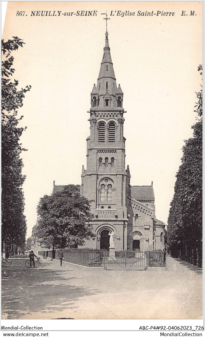 ABCP4-92-0340 - NEUILLY-SUR-SEINE - L'Eglise Saint-Pierre - Neuilly Sur Seine