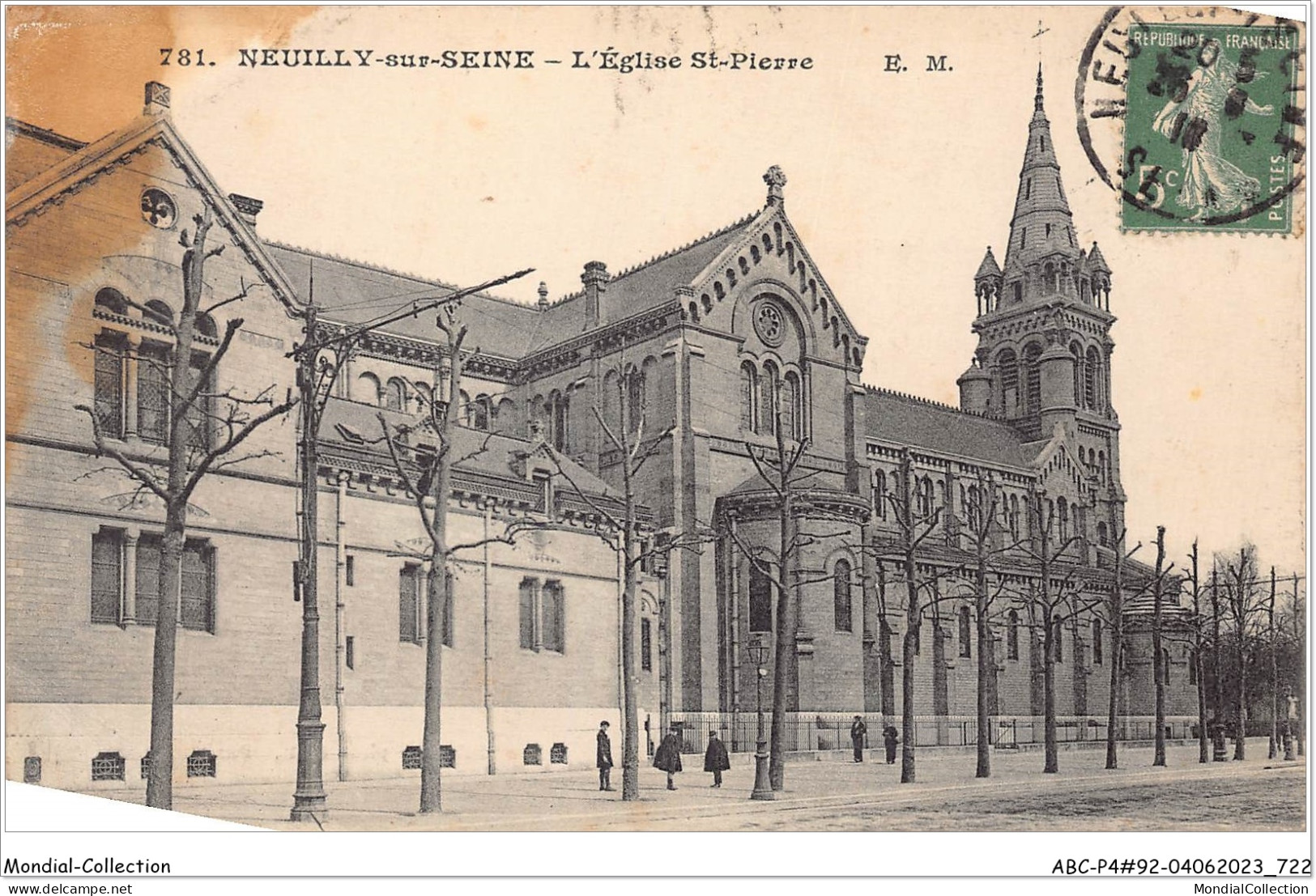 ABCP4-92-0338 - NEUILLY-SUR-SEINE - L'Eglise Saint-Pierre - Neuilly Sur Seine