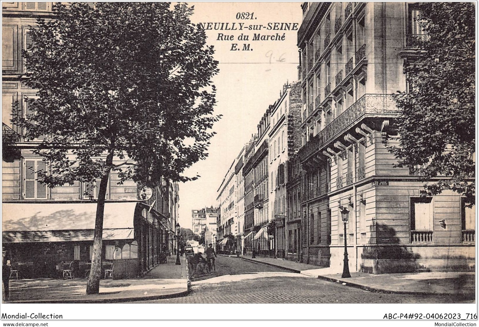 ABCP4-92-0335 - NEUILLY-SUR-SEINE - Rue Du Marché - Neuilly Sur Seine