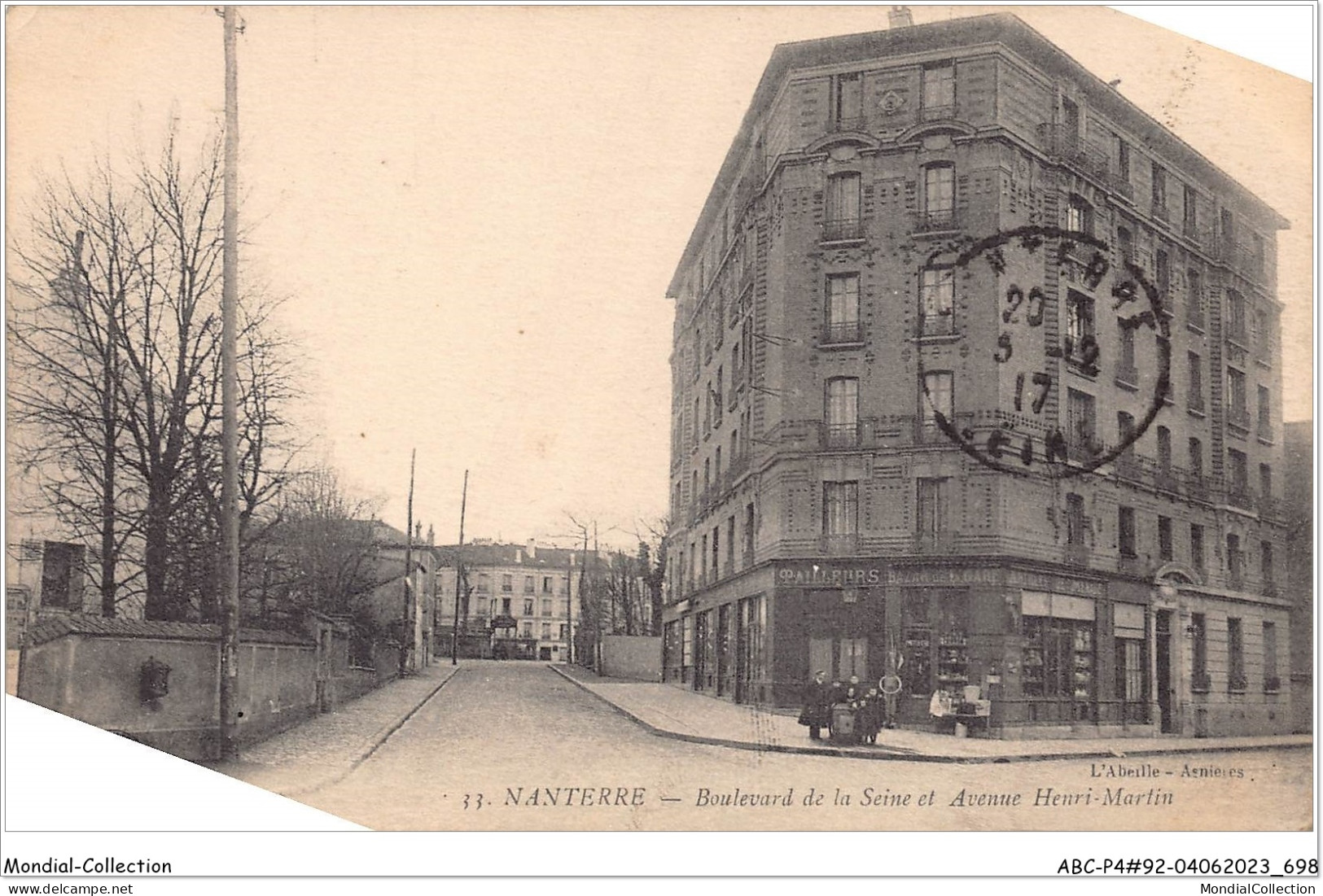 ABCP4-92-0326 - NANTERRE - Boulevard De La Seine Et Avenue Henri-Martin - Nanterre