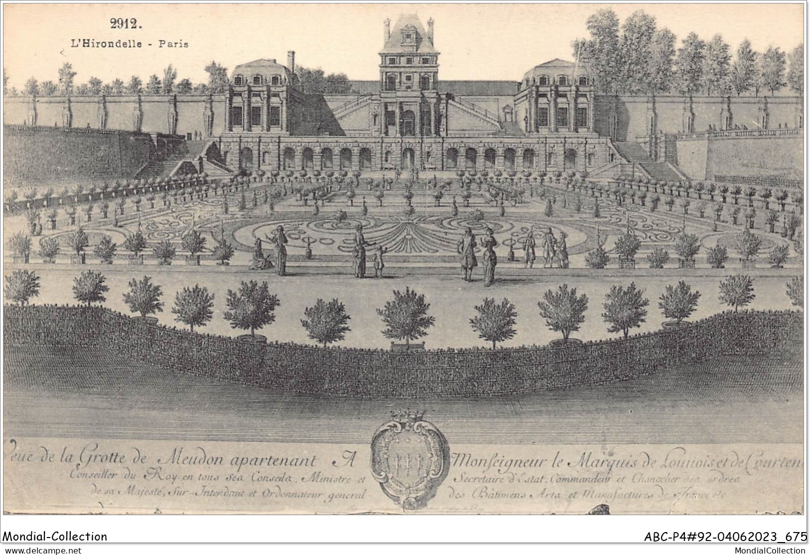 ABCP4-92-0314 - MEUDON - Dessin - L'Hirondelle - Paris - Meudon