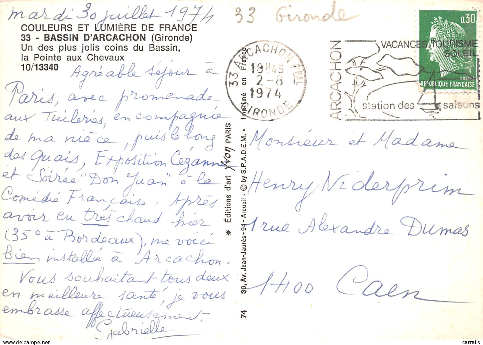 33-BASSIN D ARCACHON-N° 4411-D/0181 - Autres & Non Classés