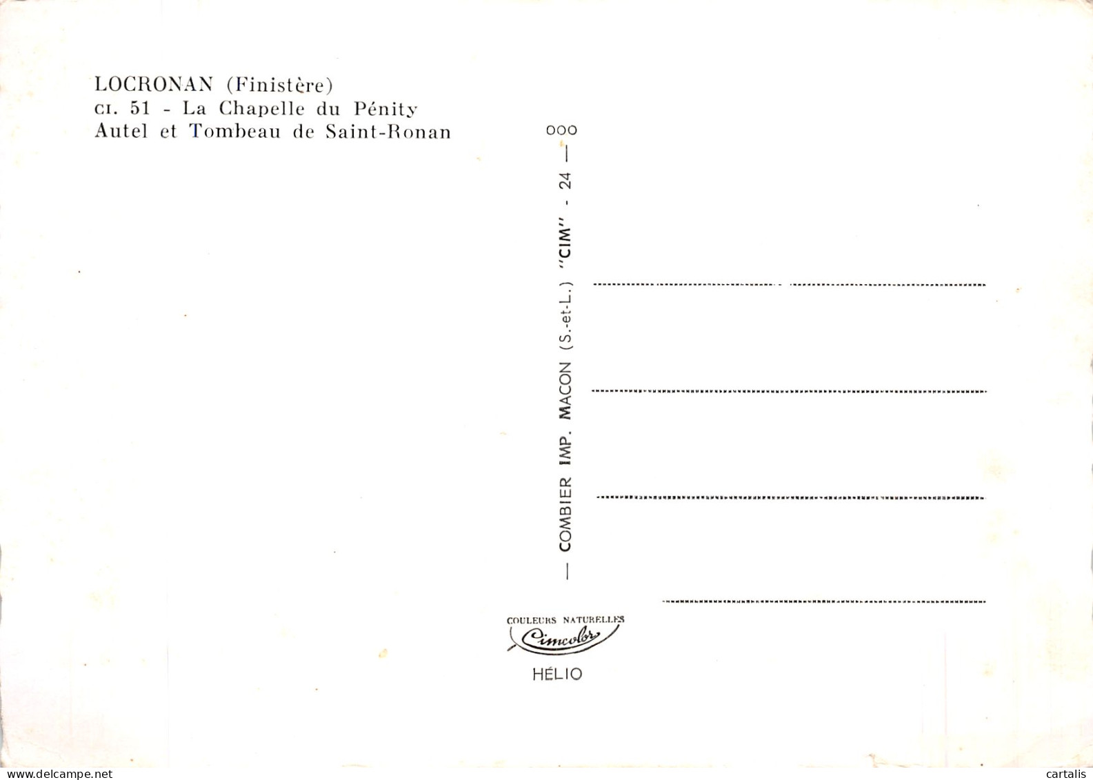 29-LOCRONAN-N° 4411-D/0179 - Locronan