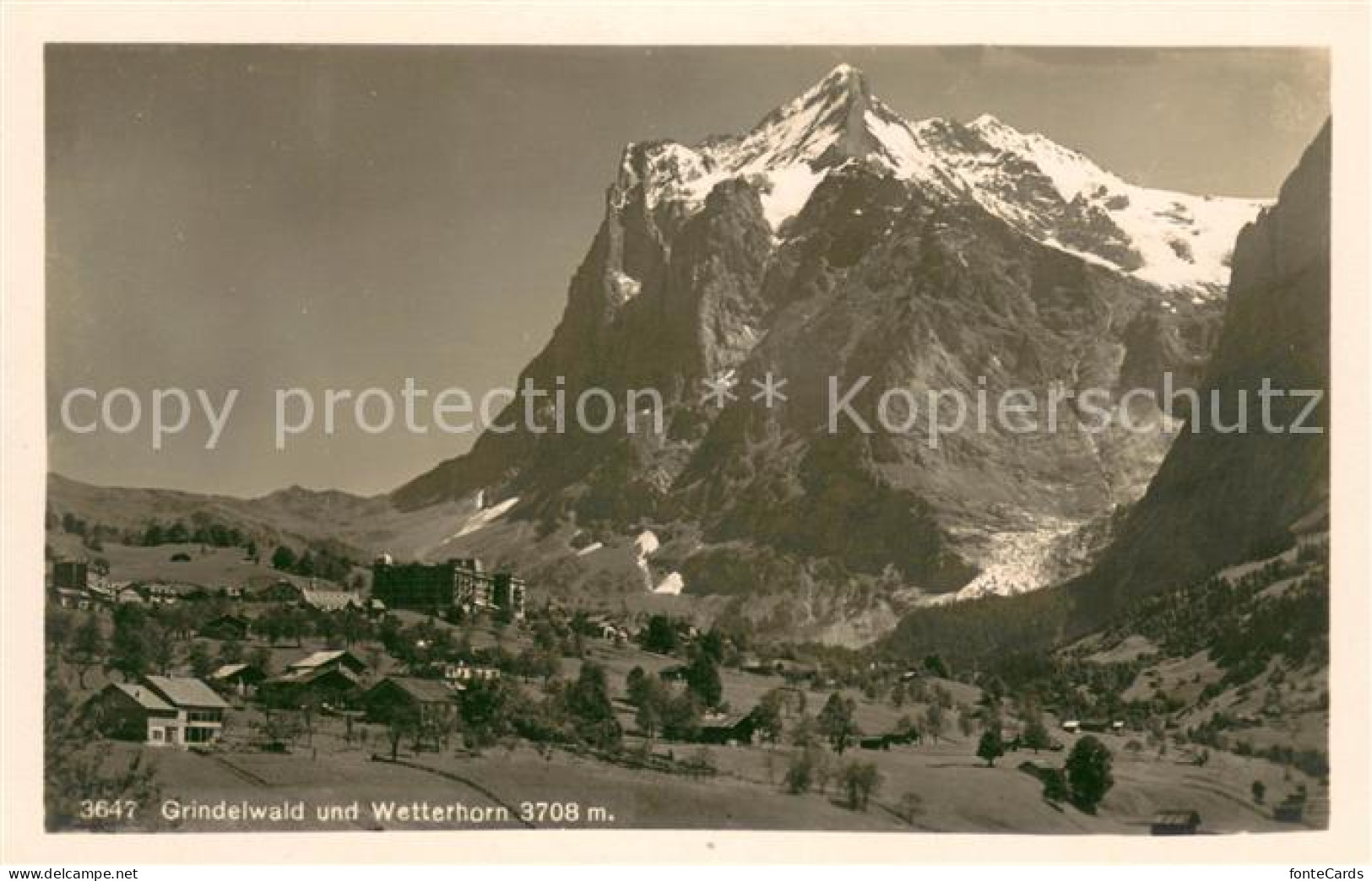 13624911 Grindelwald Mit Wetterhorn Grindelwald - Autres & Non Classés