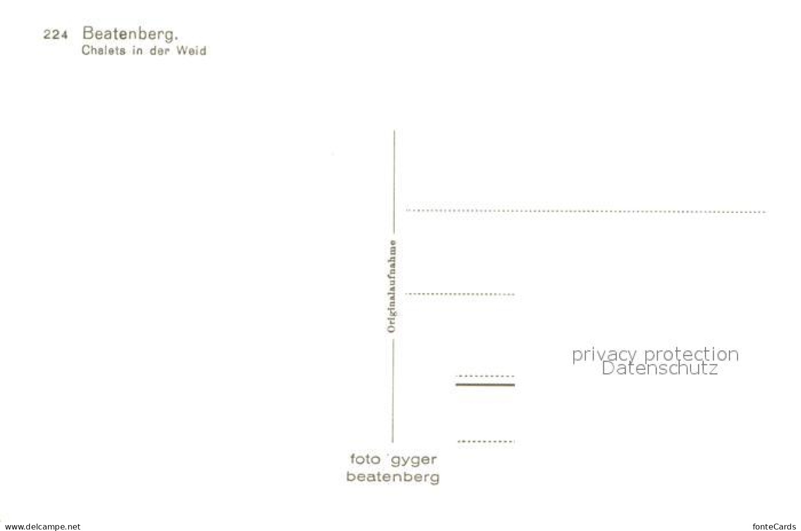13624908 Beatenberg Chalets In Der Waid Beatenberg - Autres & Non Classés