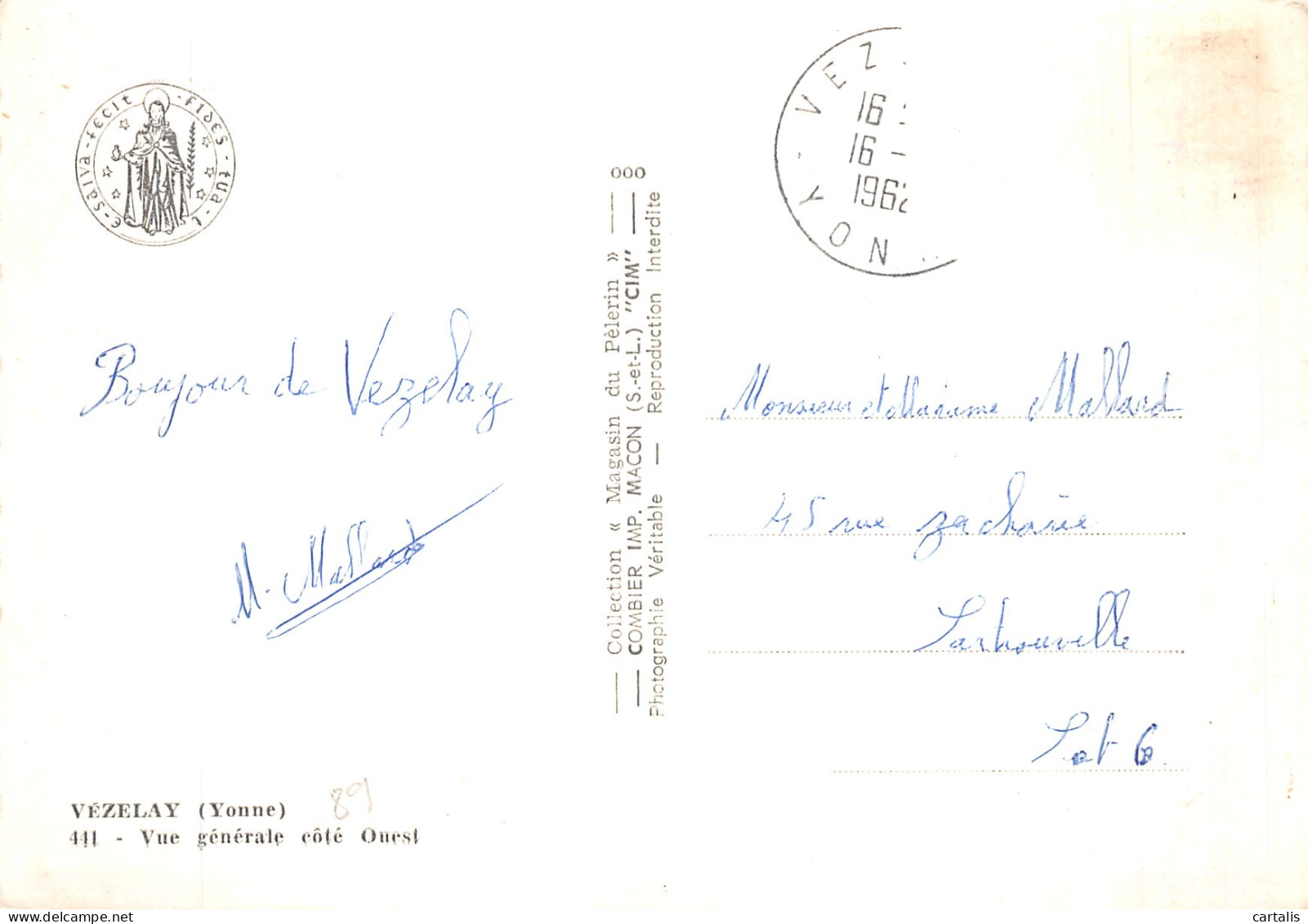 89-VEZELAY-N° 4411-C/0297 - Vezelay