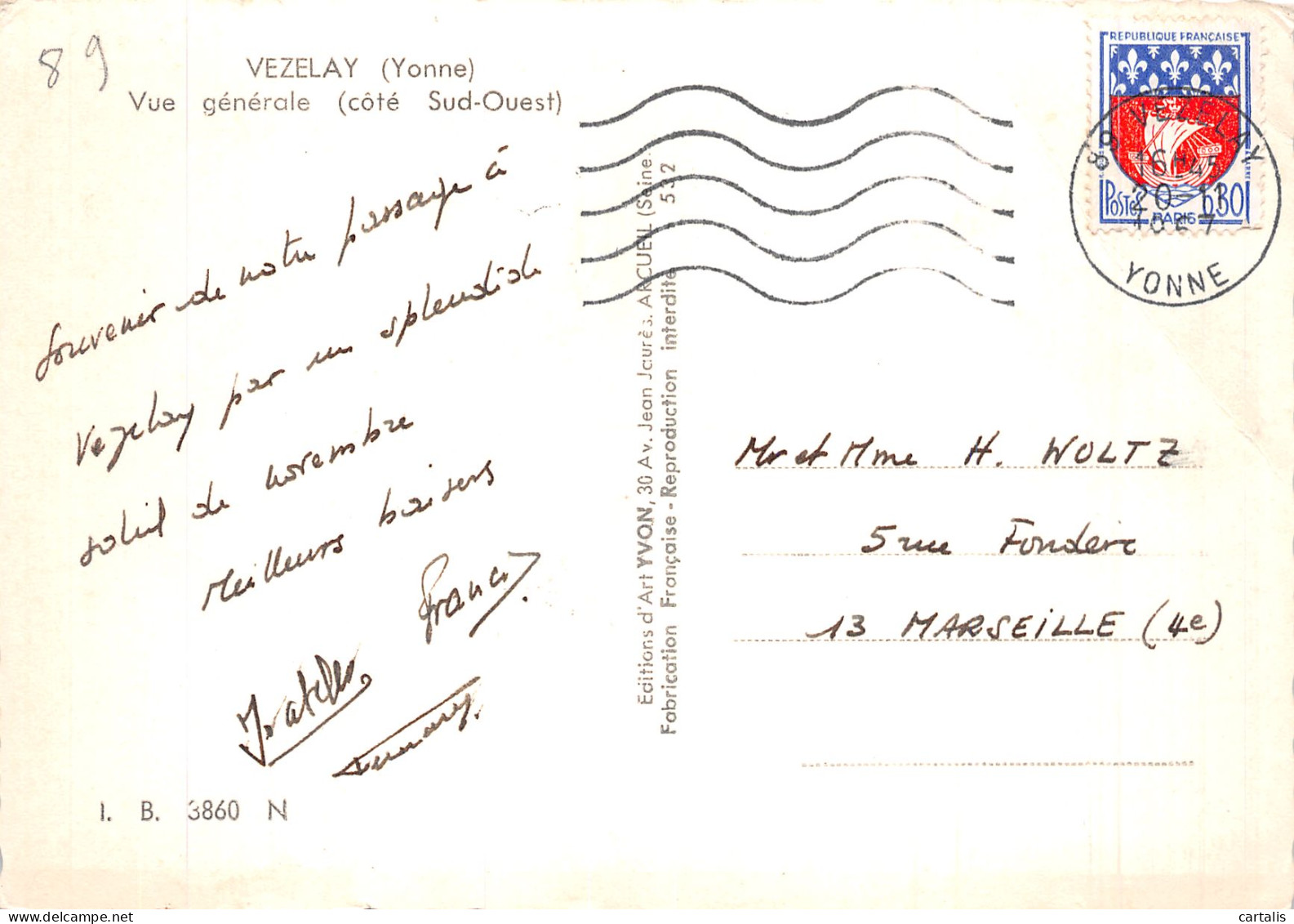 89-VEZELAY-N° 4411-C/0295 - Vezelay