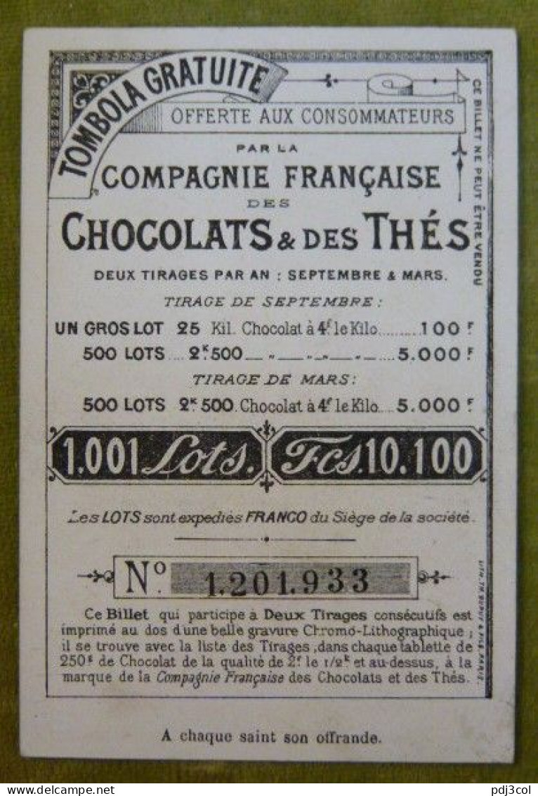 Lot de 10 chromos - Chocolat de la Cie Française - Scènes d'enfants humoristiques légendées, fonds or