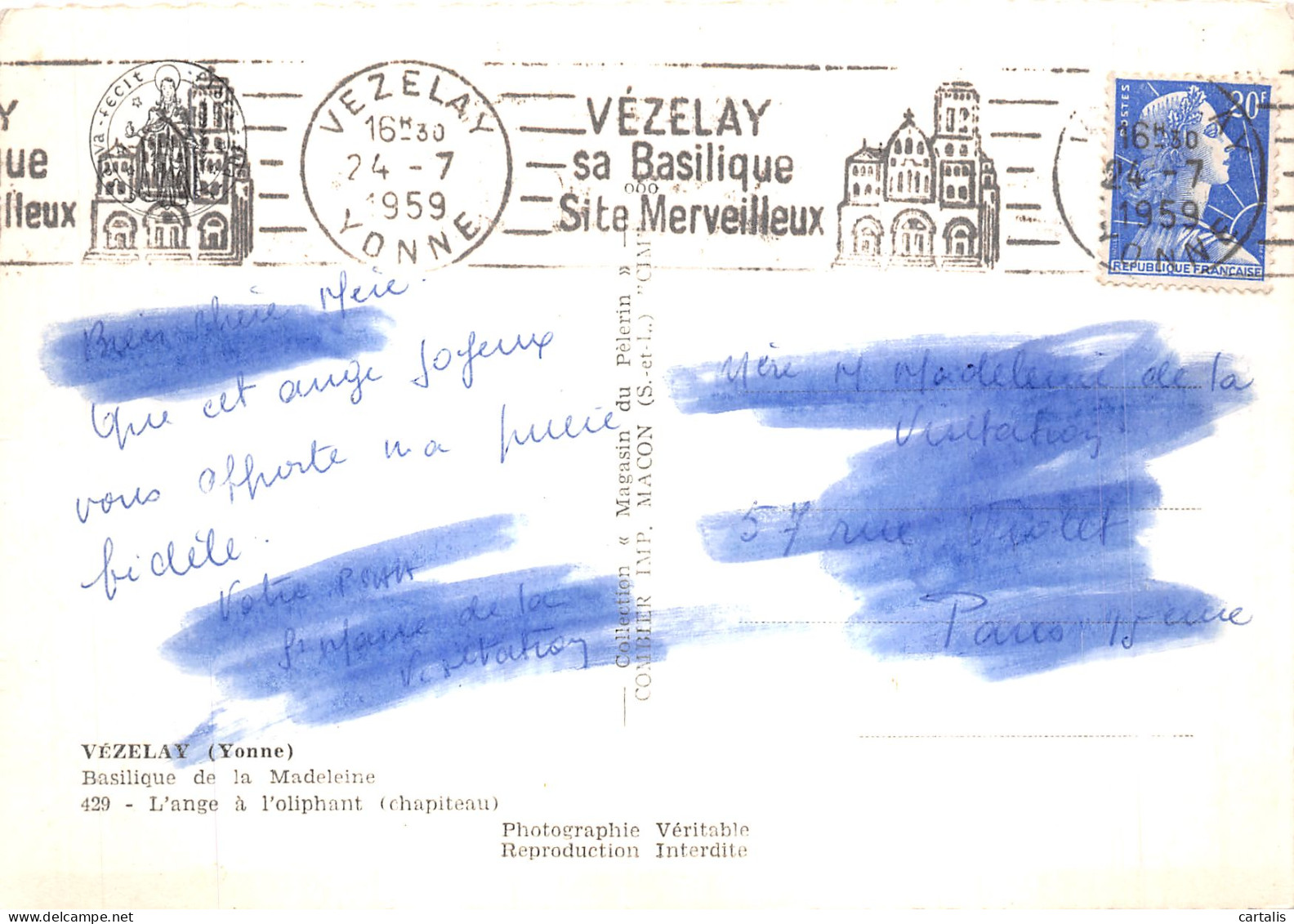 89-VEZELAY-N° 4411-C/0243 - Vezelay