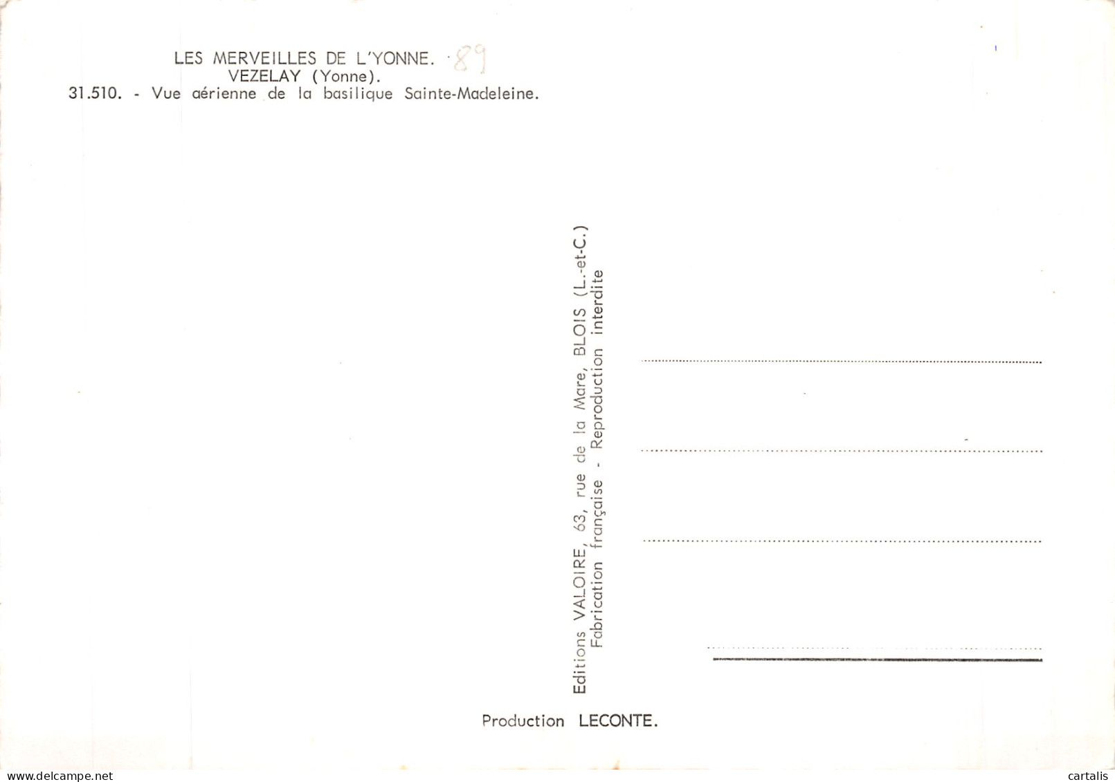 89-VEZELAY-N° 4411-C/0239 - Vezelay