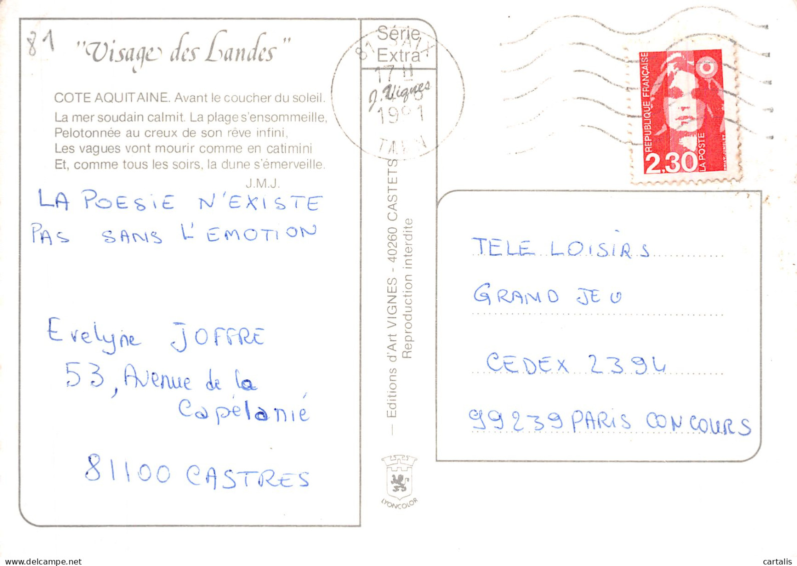 40-COTE AQUITAINE-N° 4411-C/0037 - Other & Unclassified