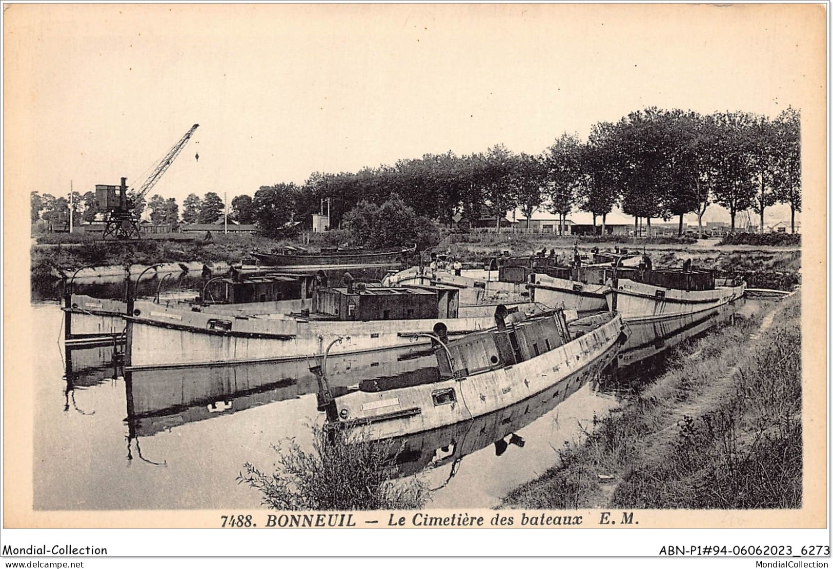 ABNP1-94-0065 - BONNEUIL - Le Cimetiere Des Bateaux - Bonneuil Sur Marne