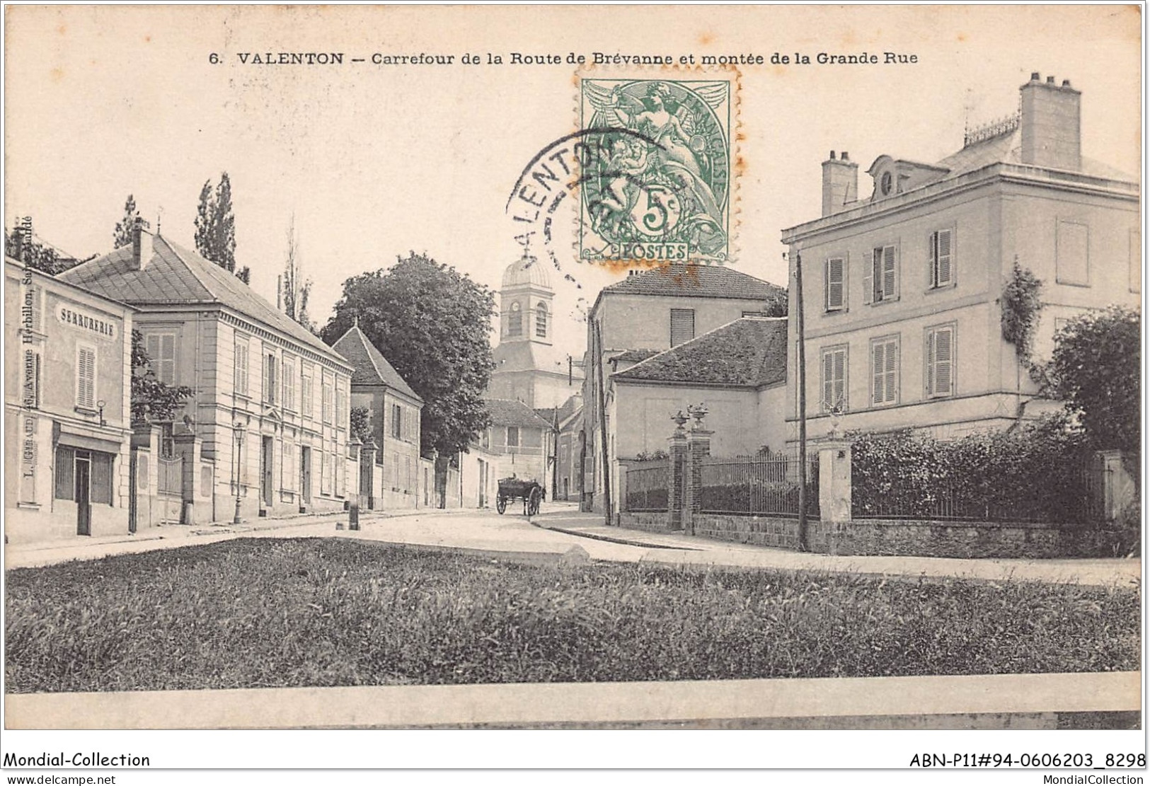 ABNP11-94-1079 - VALENTON - Carrefour De La Route De Brevanne Et Monée De La Grande Rue - Valenton