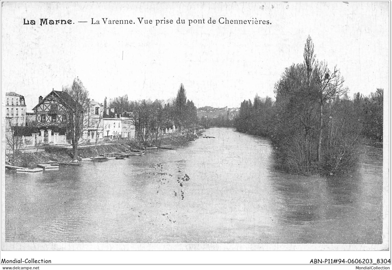 ABNP11-94-1082 - La Marne - LA VARENNE - Vue Prise Du Pont De CHENNEVIERES - Chennevieres Sur Marne