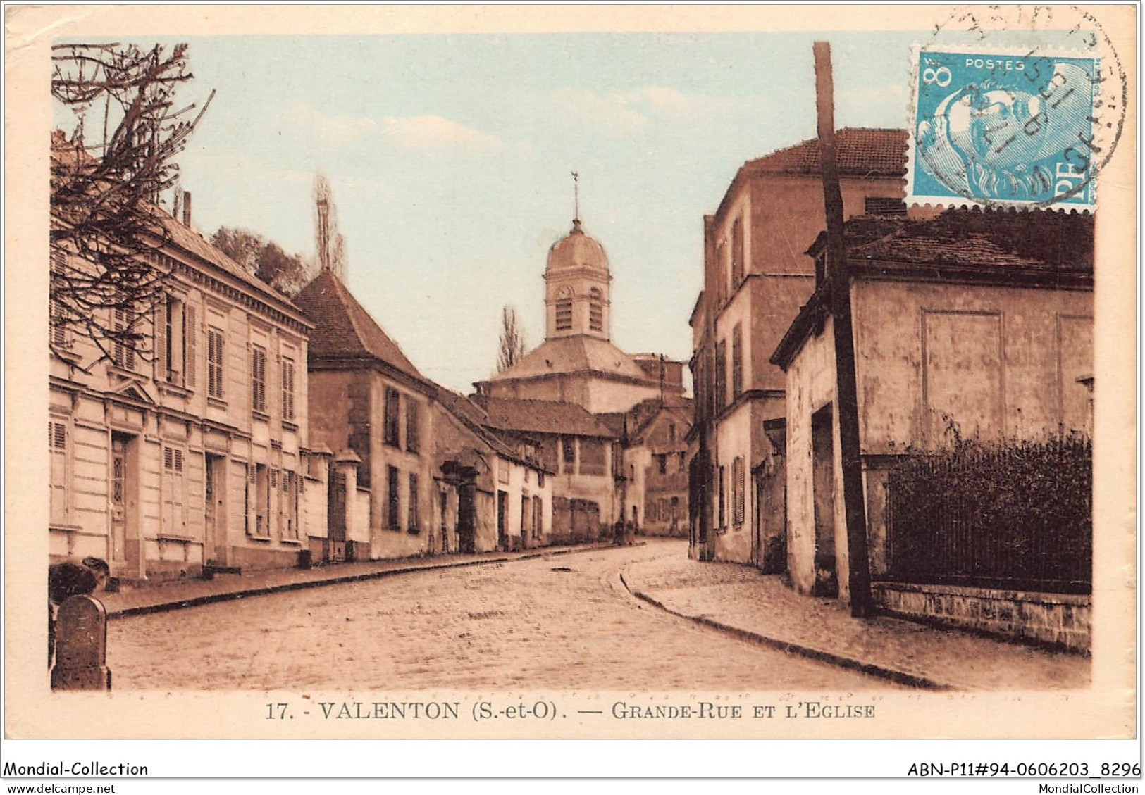 ABNP11-94-1078 - VALENTON - Grande Rue Et L'eglise - Valenton