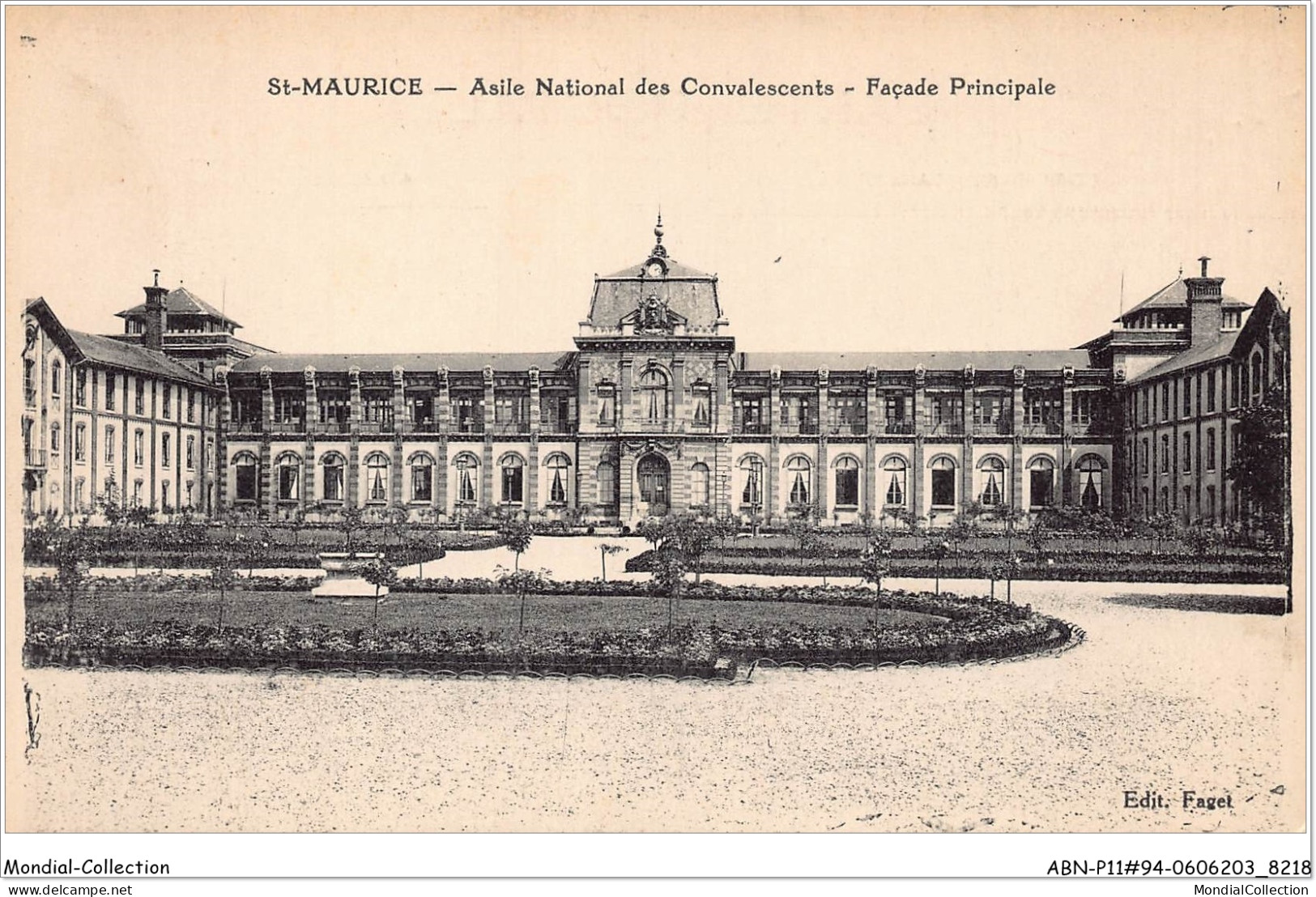ABNP11-94-1039 - SAINT-MAURICE - Asile-national Des Convalescents - Facade Principale - Saint Maurice