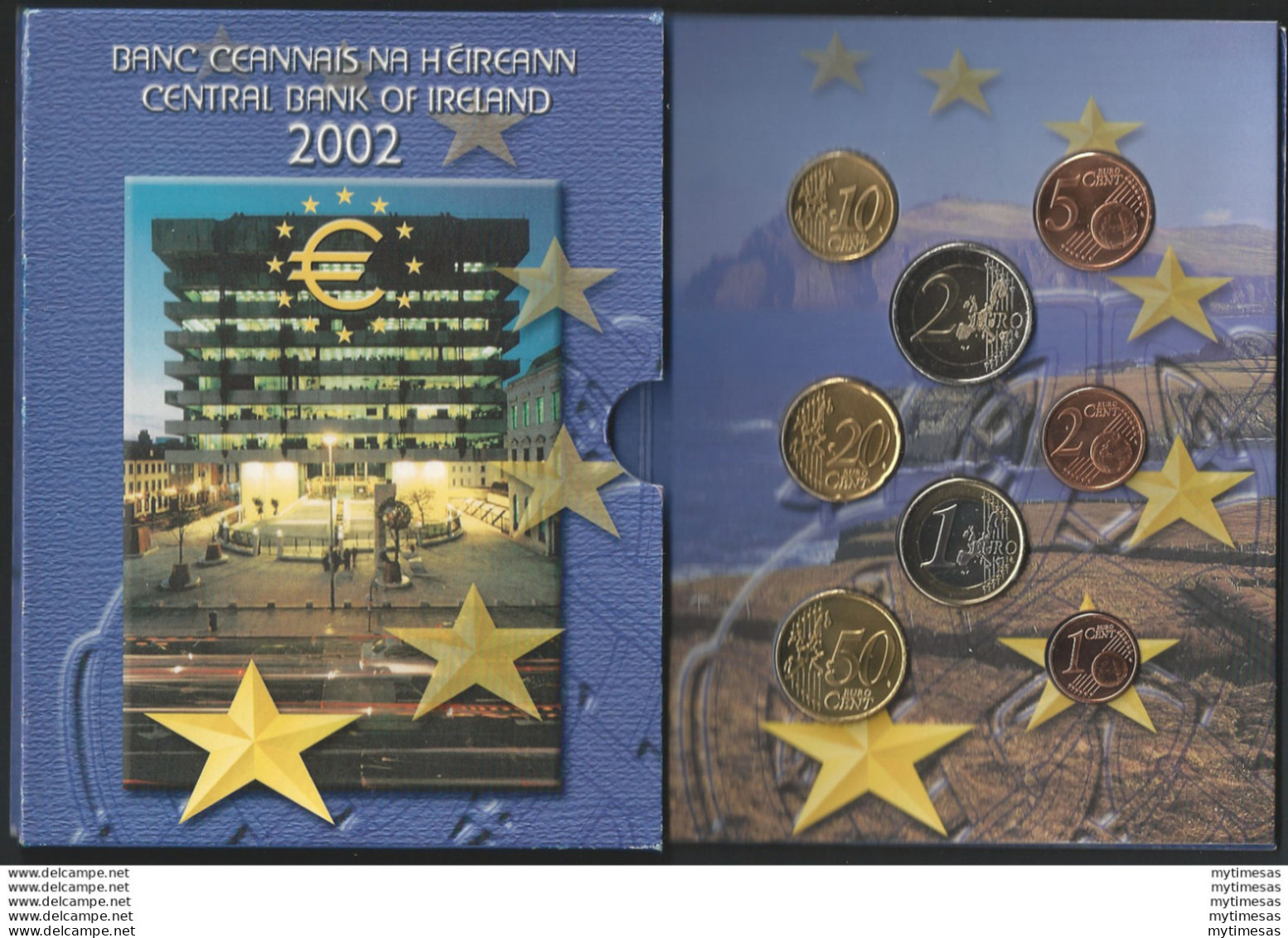 2002 Irlanda Divisionale 8 Monete FDC - Ierland