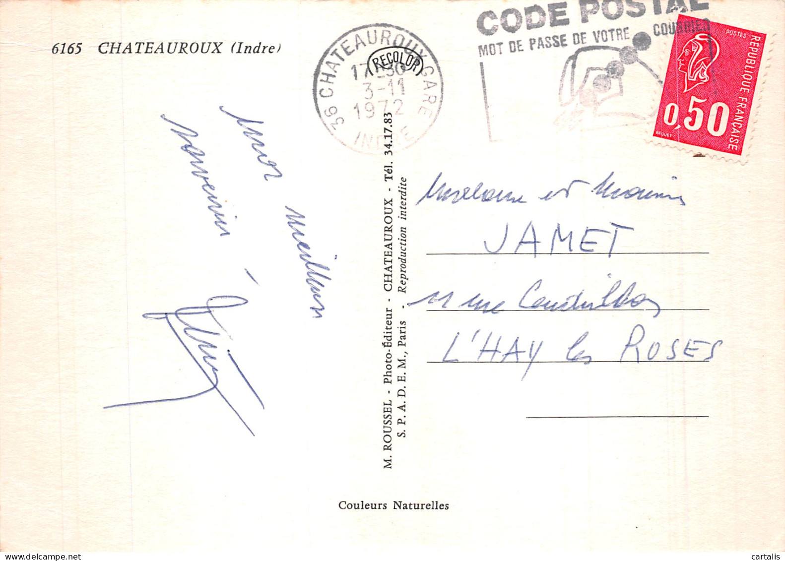 36-CHATEAUROUX-N° 4412-B/0171 - Chateauroux