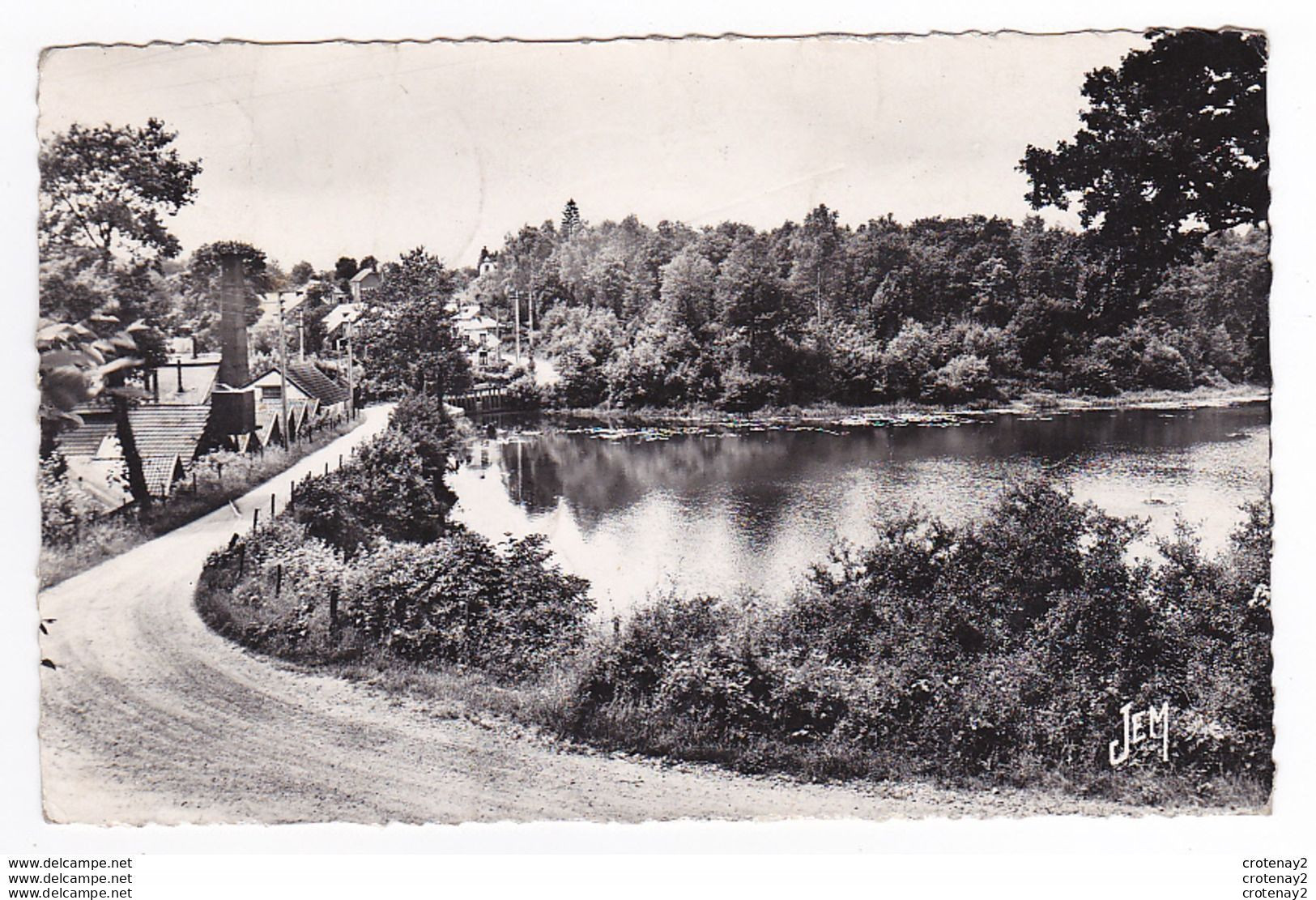 59 ANOR Vers Fourmies N°13 L'Etang De MILOURD Grande Cheminée En 1957 édit J. Mercier Hautmont - Fourmies