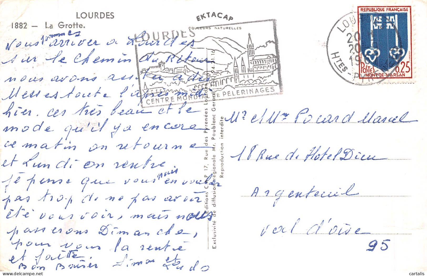 65-LOURDES-N° 4411-E/0163 - Lourdes